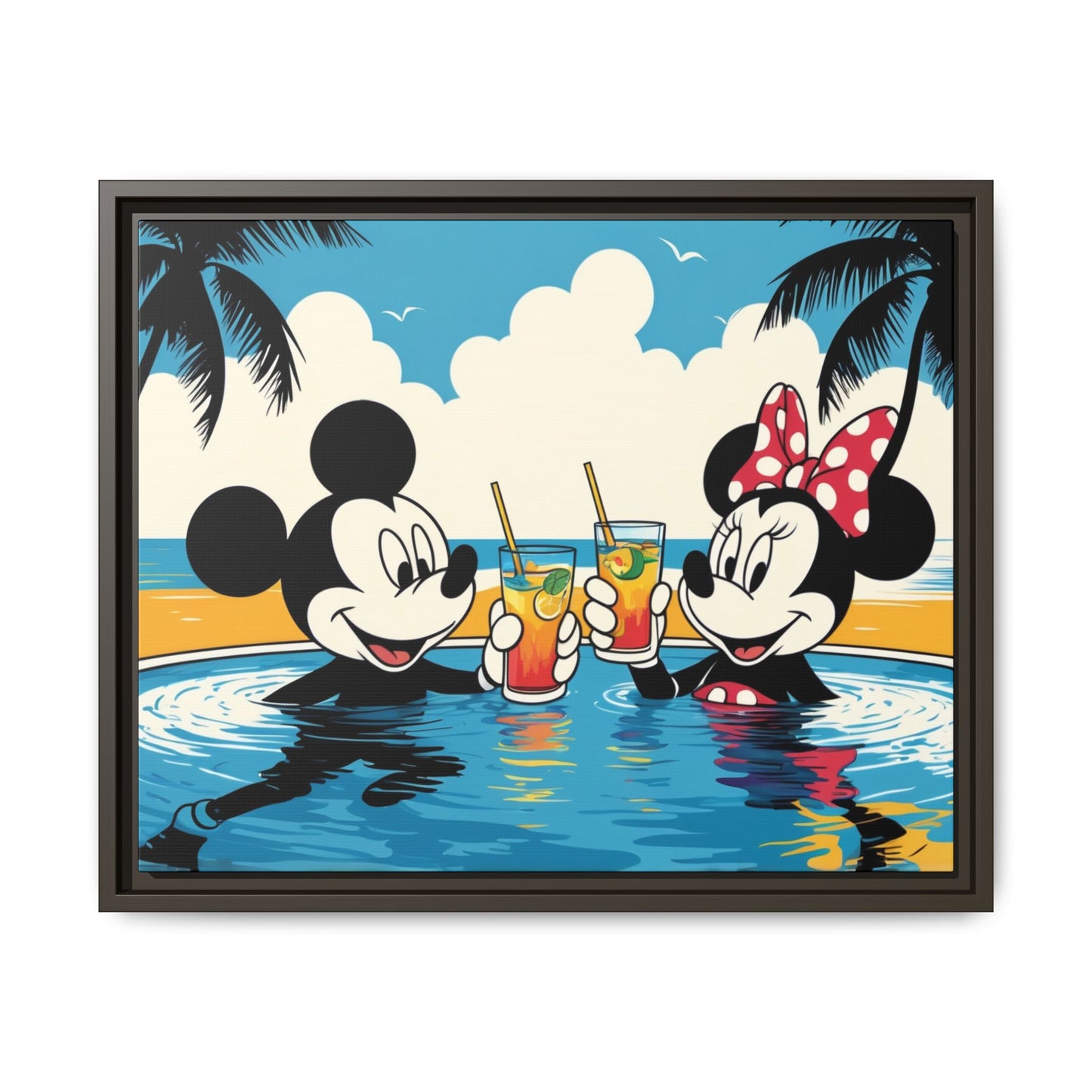 Matte Canvas, Framed (Multi-color)