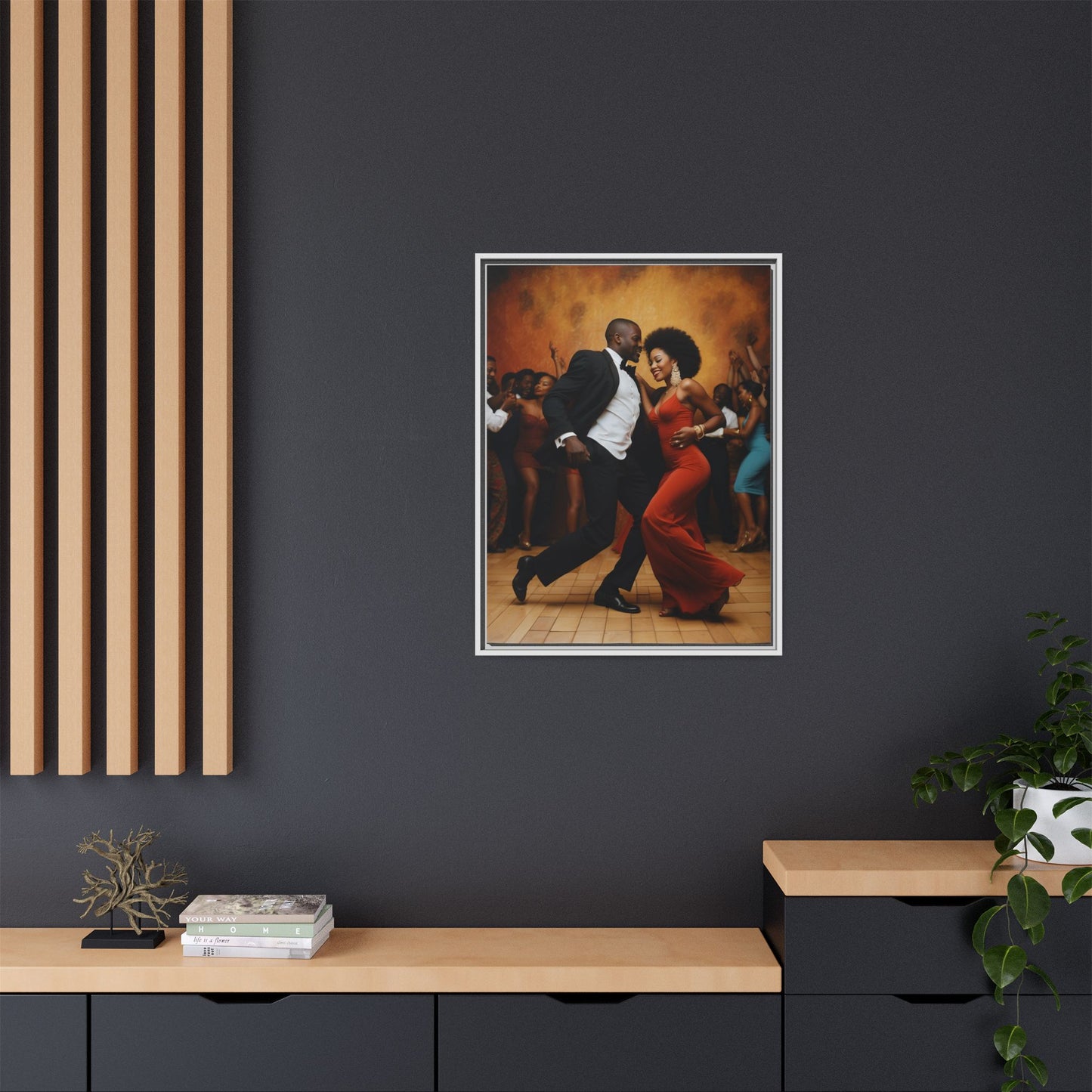 Matte Canvas, Framed (Multi-color)