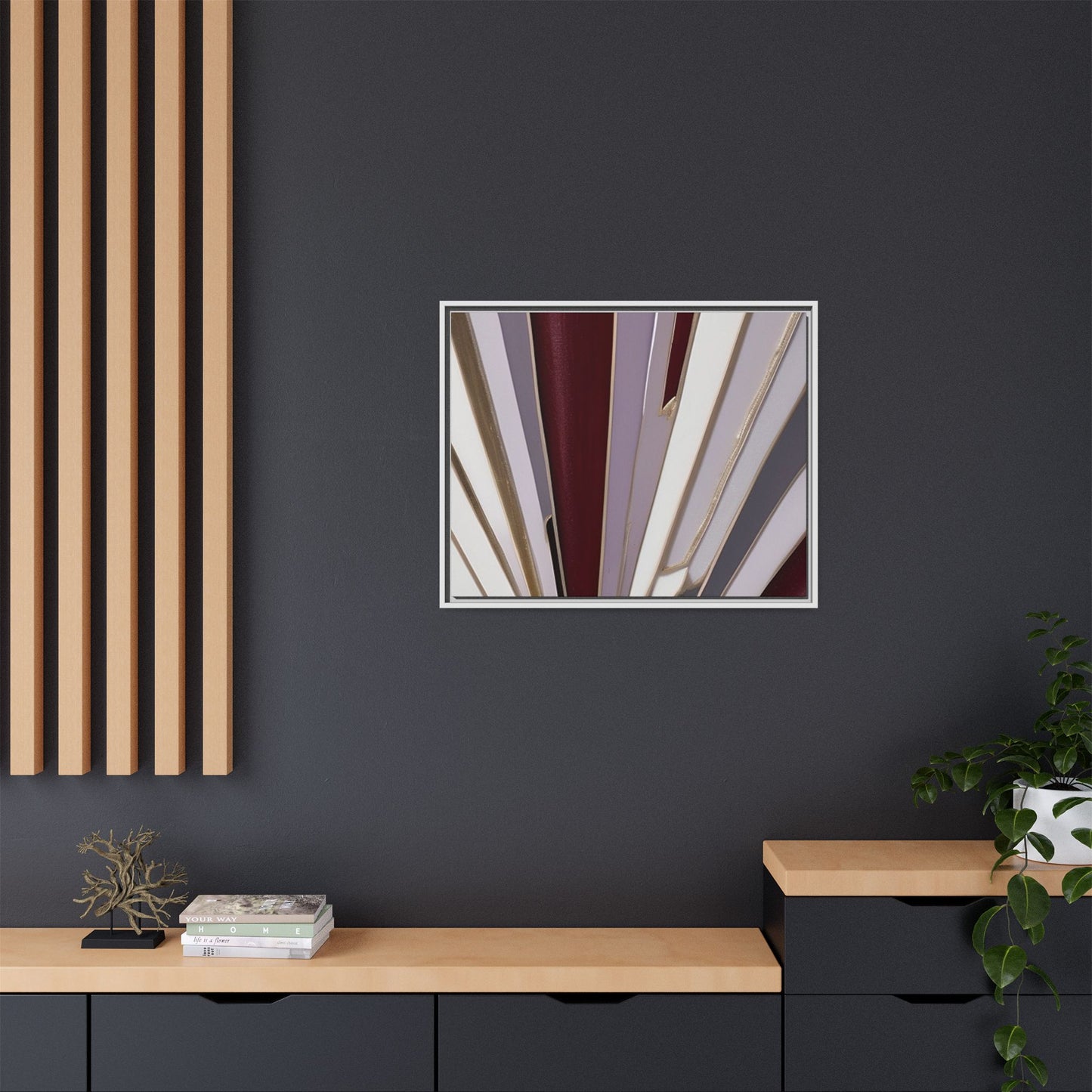 Matte Canvas, Framed (Multi-color)