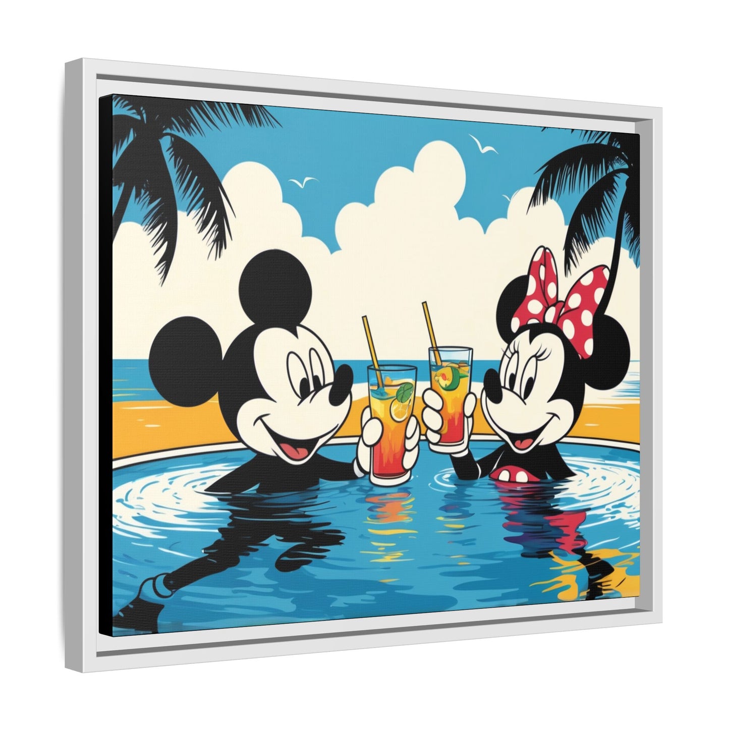 Matte Canvas, Framed (Multi-color)