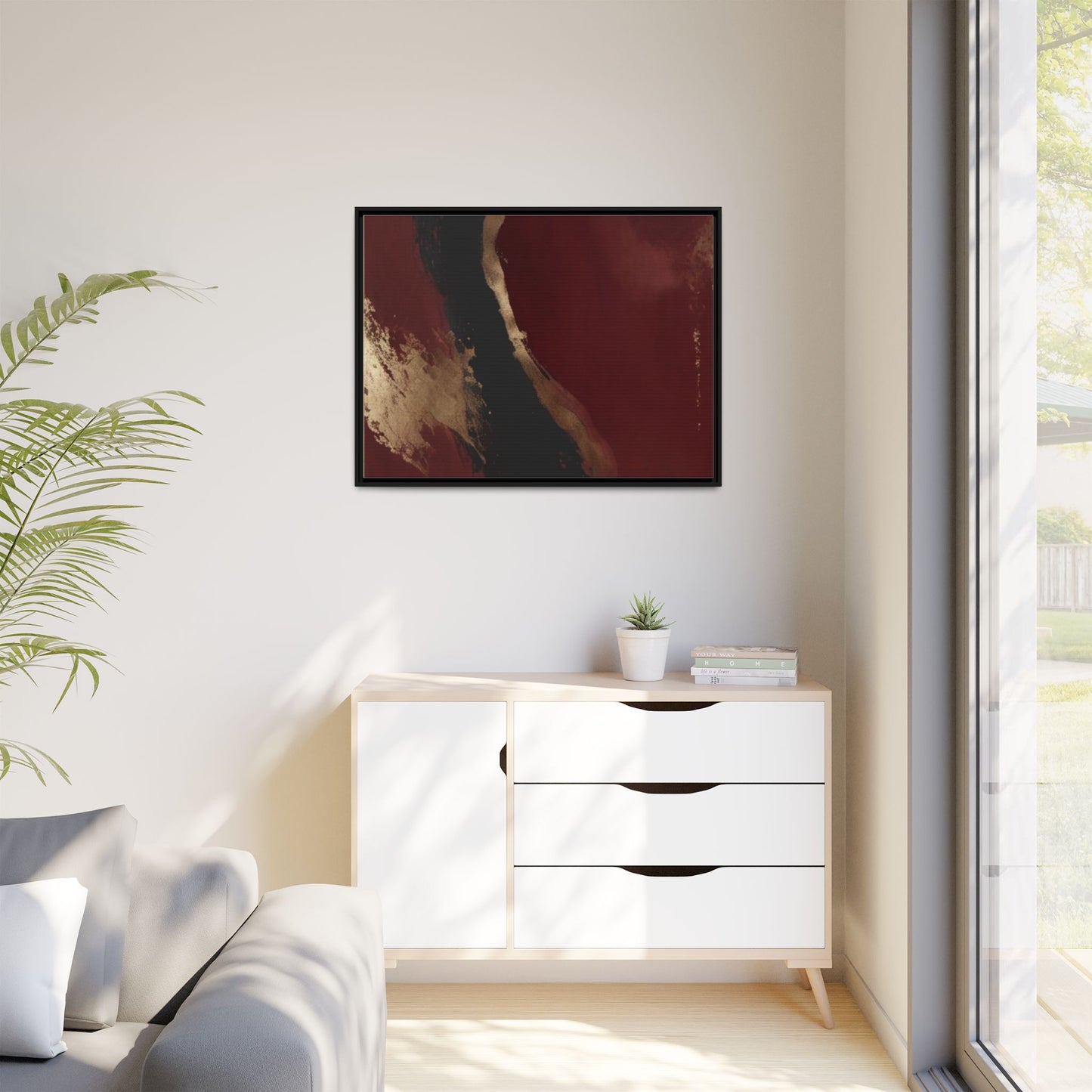 Matte Canvas, Framed (Multi-color)