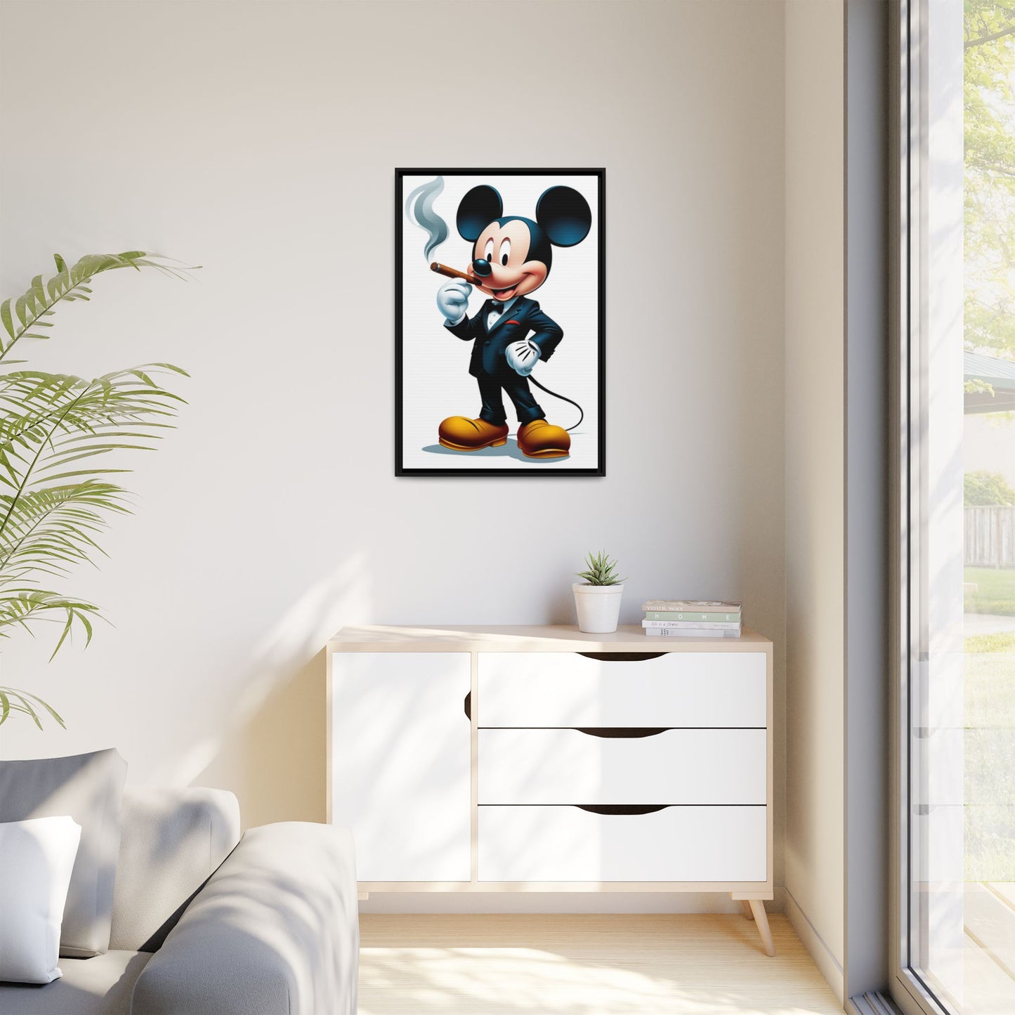 Matte Canvas, Framed (Multi-color)