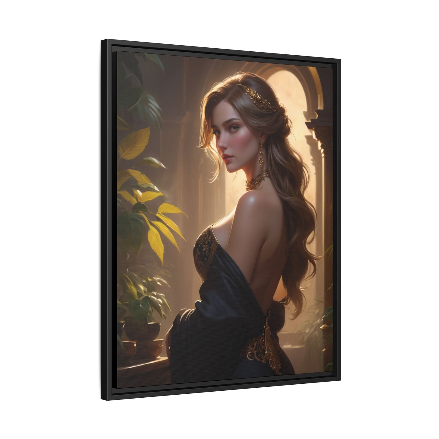 Matte Canvas, Framed (Multi-color)