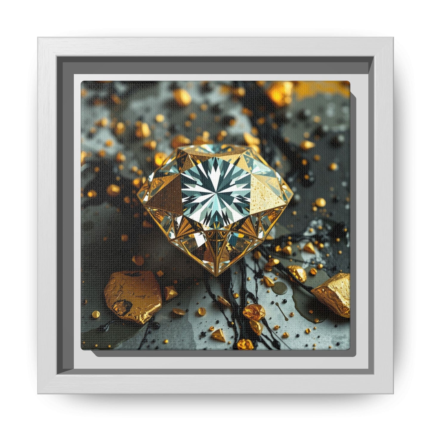 Matte Canvas, Framed (Multi-color)