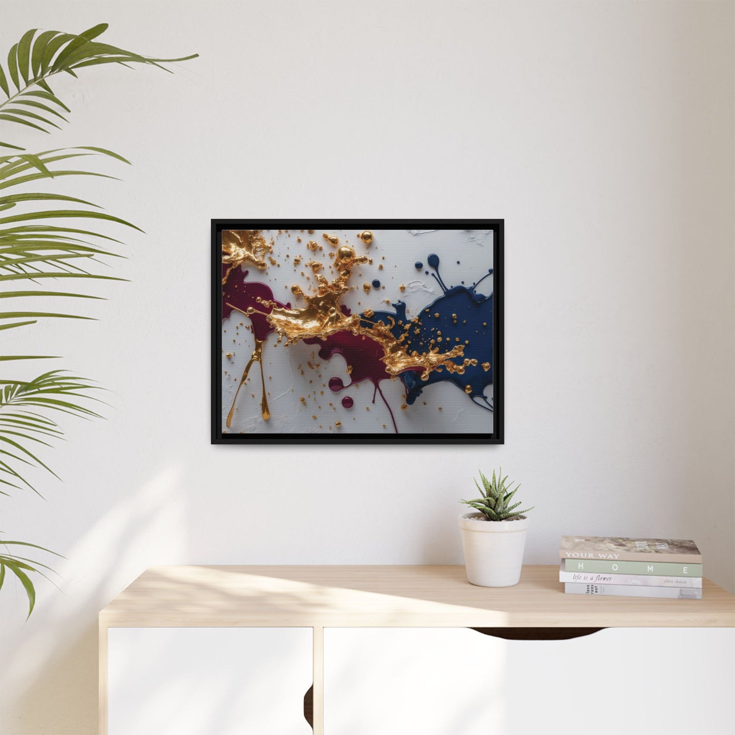Matte Canvas, Framed (Multi-color)