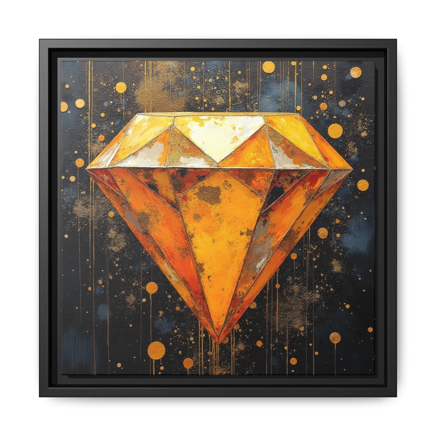 Matte Canvas, Framed (Multi-color)