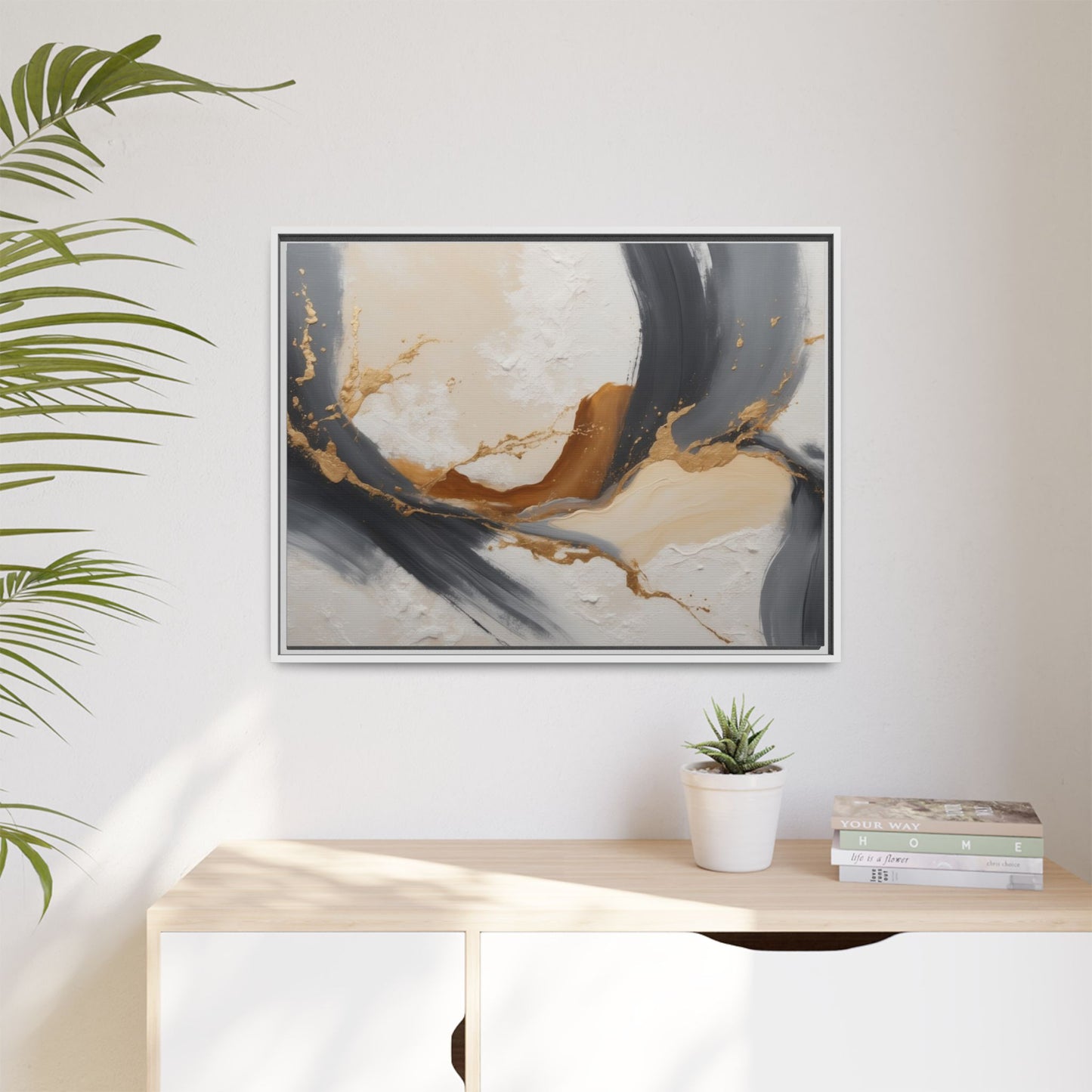Matte Canvas, Framed (Multi-color)