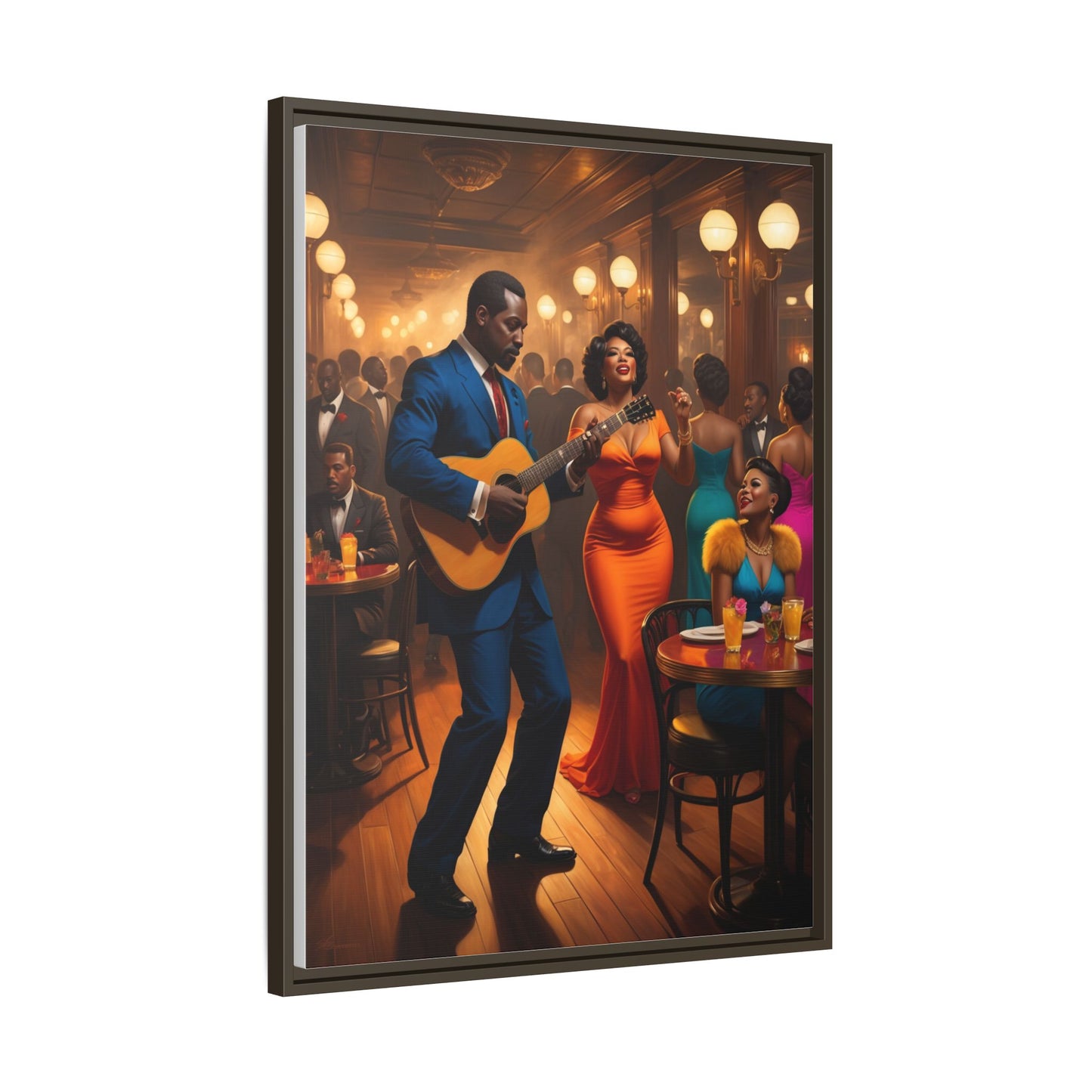 Matte Canvas, Framed (Multi-color)