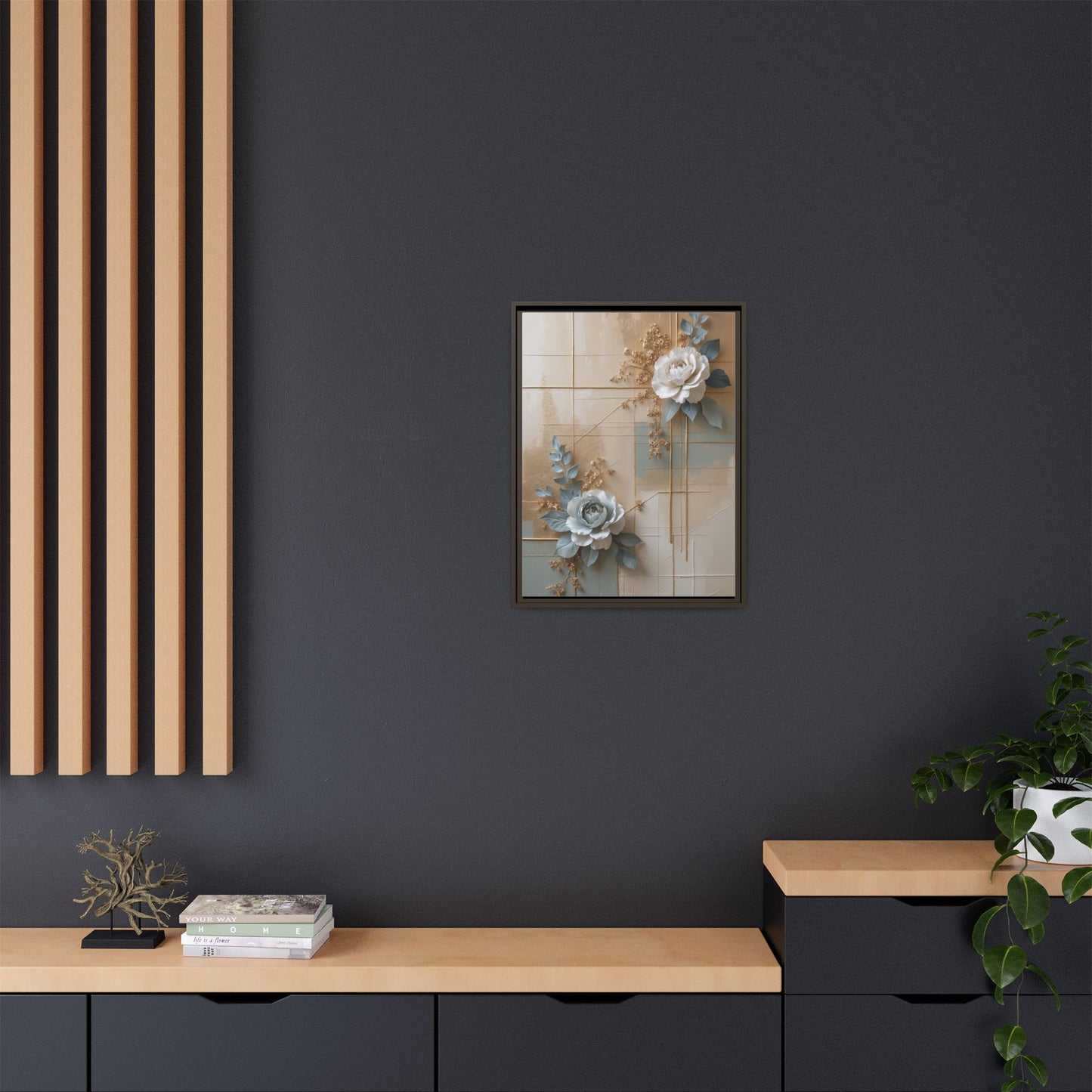 Matte Canvas, Framed (Multi-color)