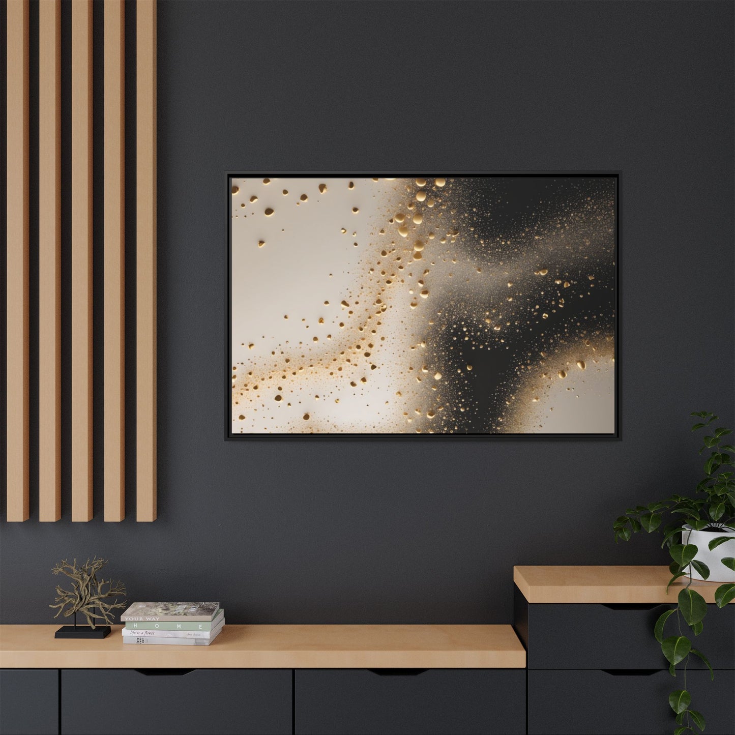 Matte Canvas, Framed (Multi-color)