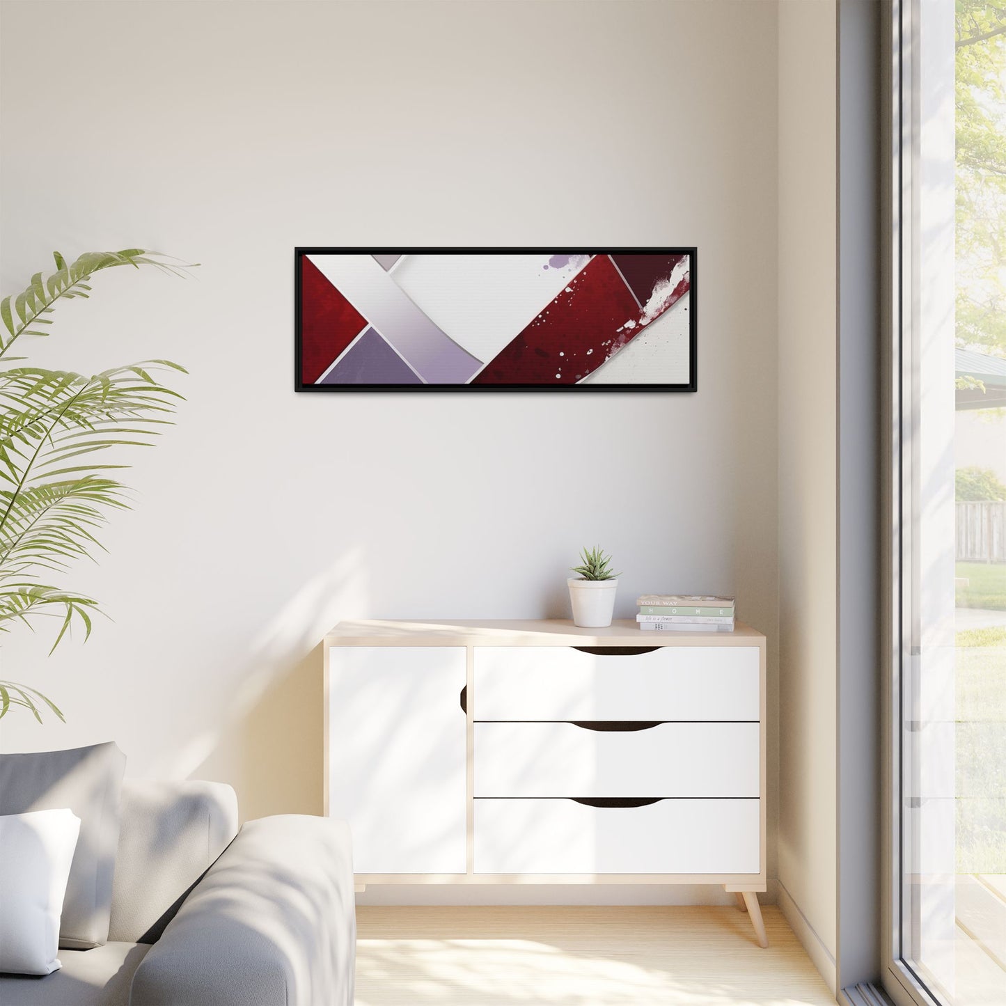Matte Canvas, Framed (Multi-color)