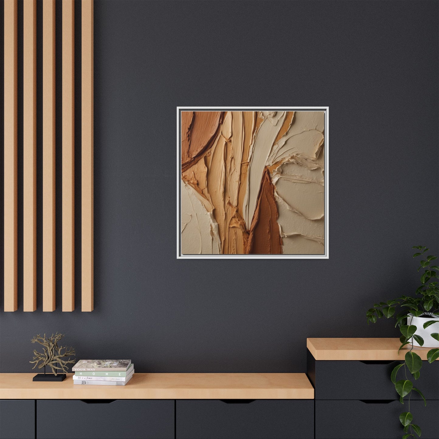 Matte Canvas, Framed (Multi-color)