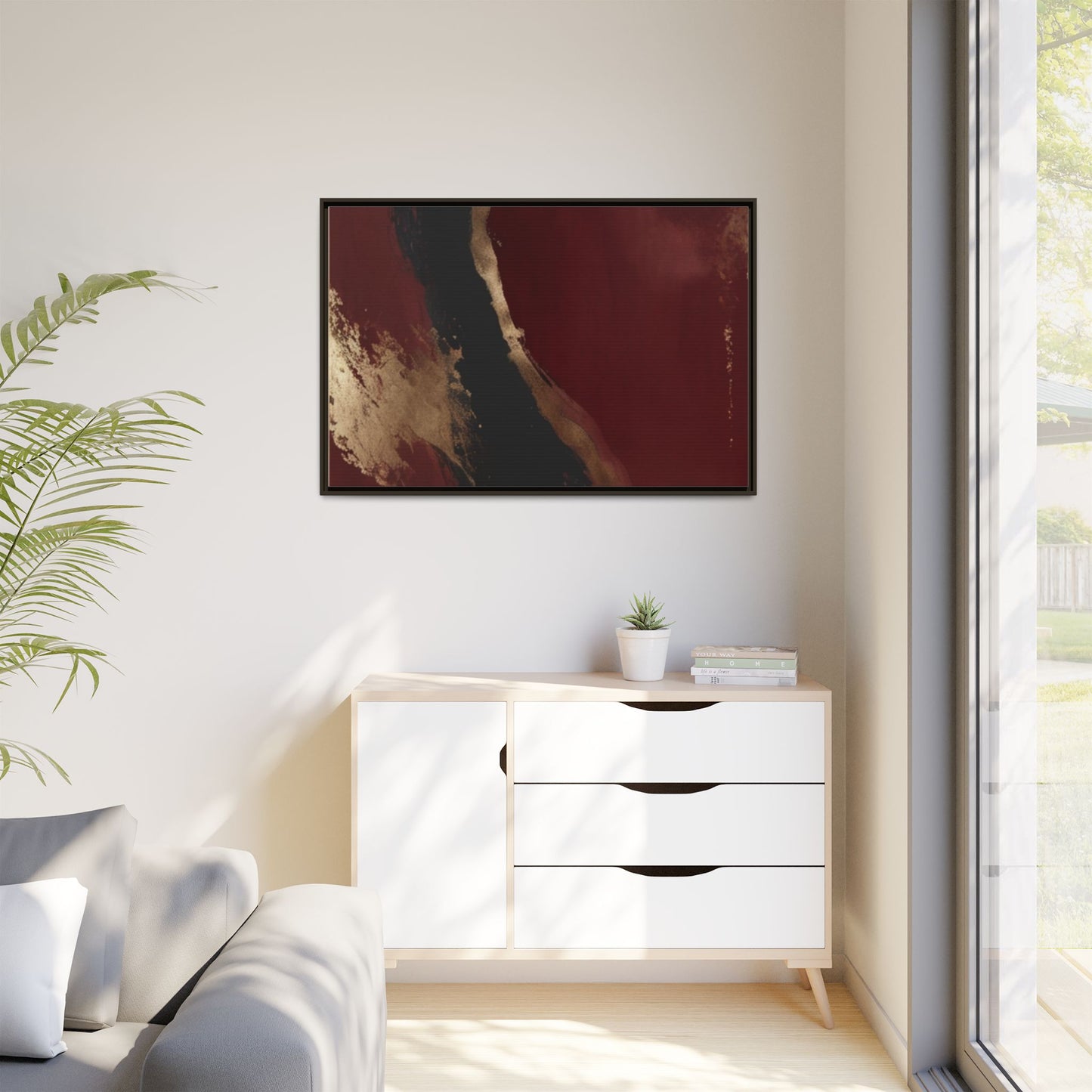 Matte Canvas, Framed (Multi-color)