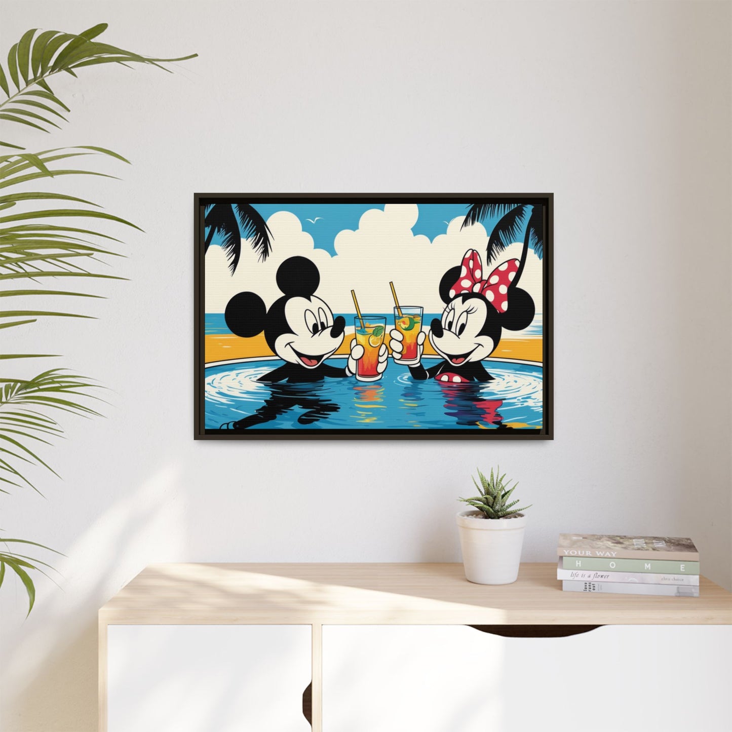 Matte Canvas, Framed (Multi-color)