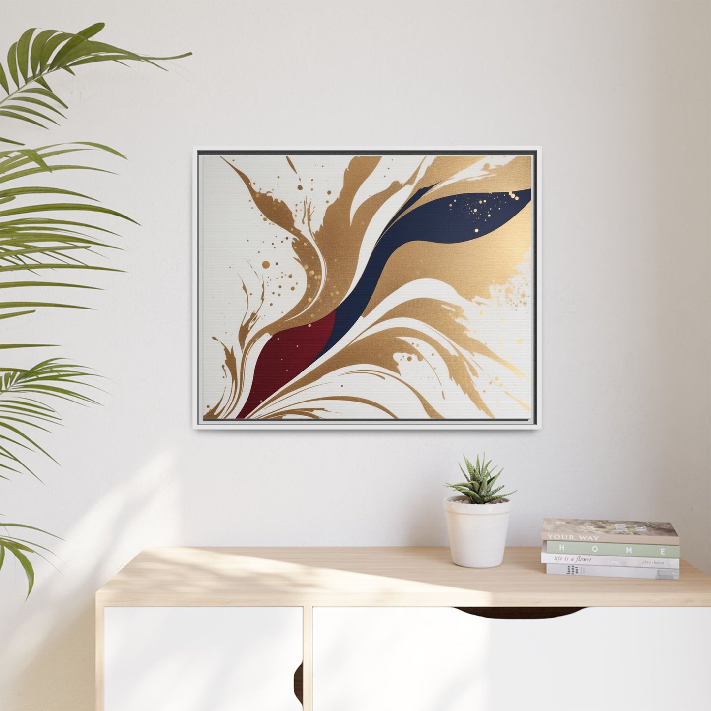 Matte Canvas, Framed (Multi-color)