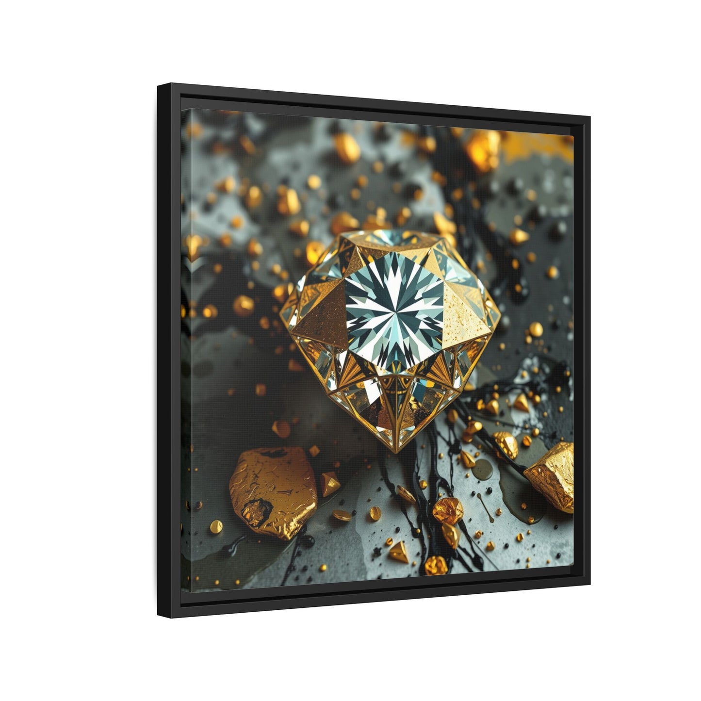 Matte Canvas, Framed (Multi-color)