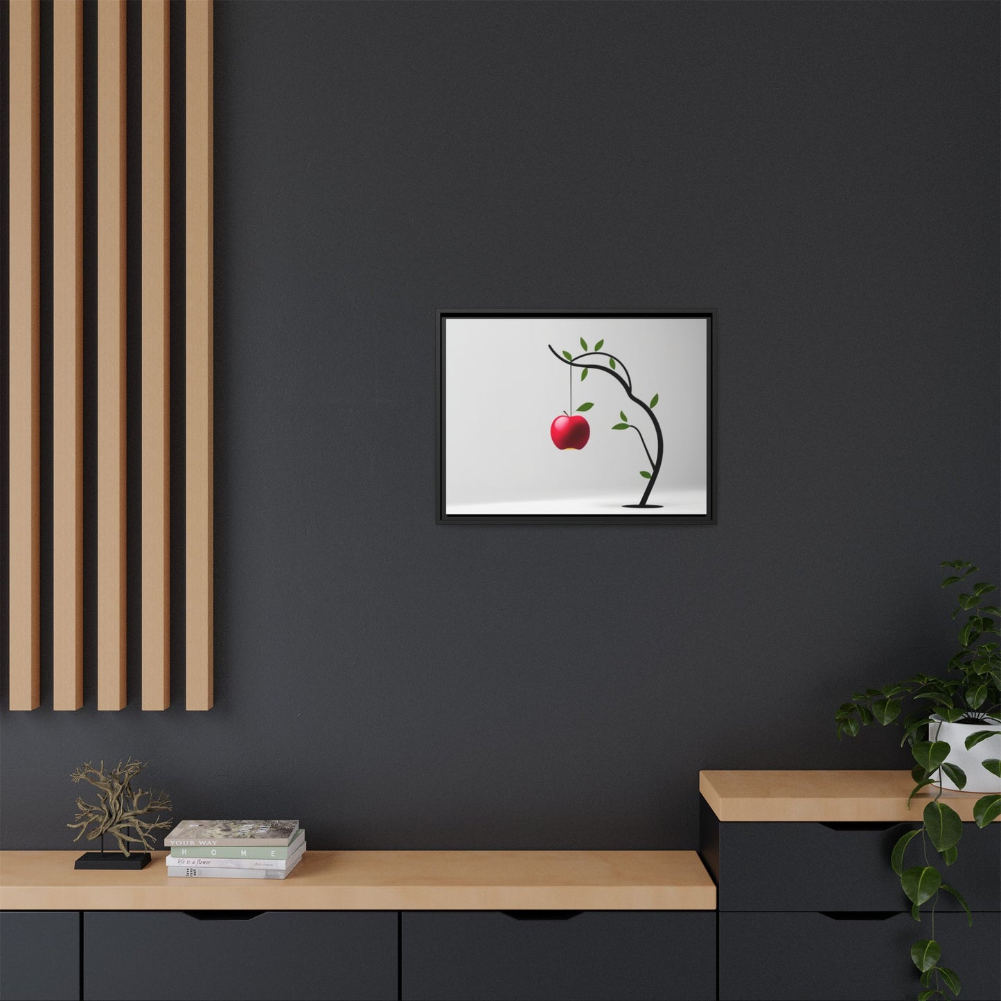 Matte Canvas, Framed (Multi-color)