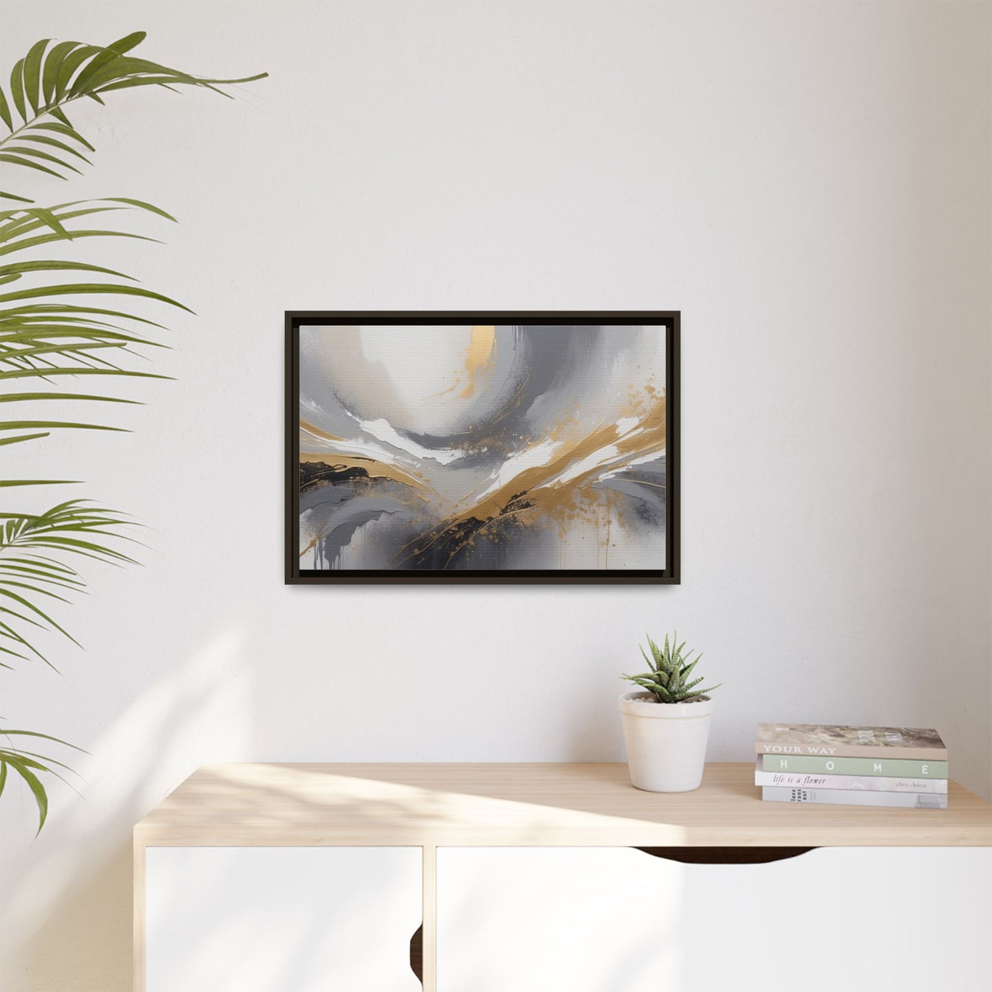 Matte Canvas, Framed (Multi-color)