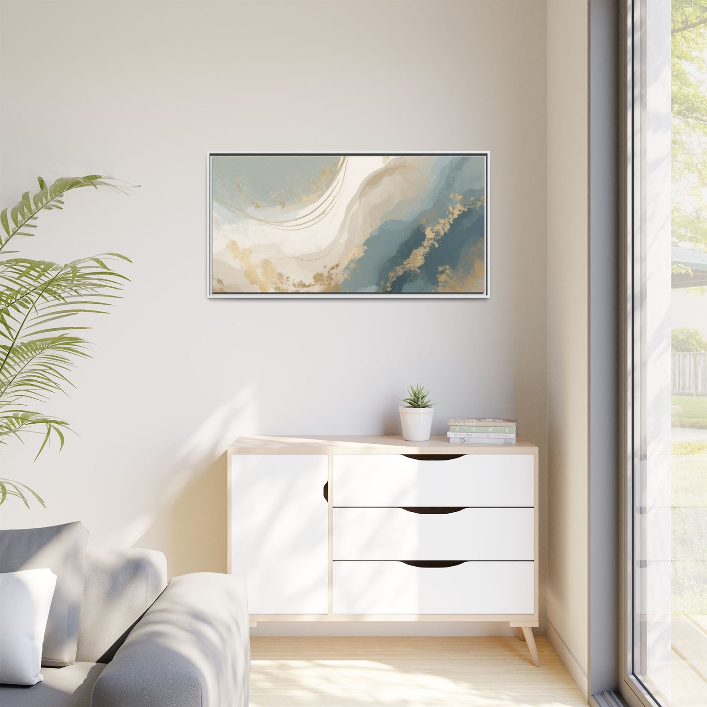 Matte Canvas, Framed (Multi-color)