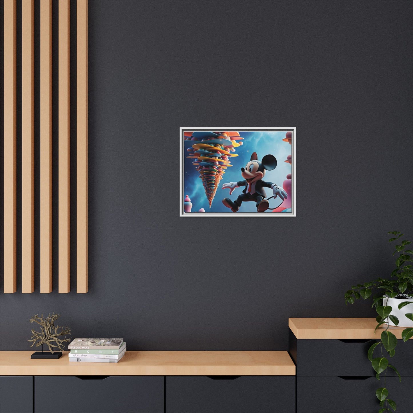 Matte Canvas, Framed (Multi-color)