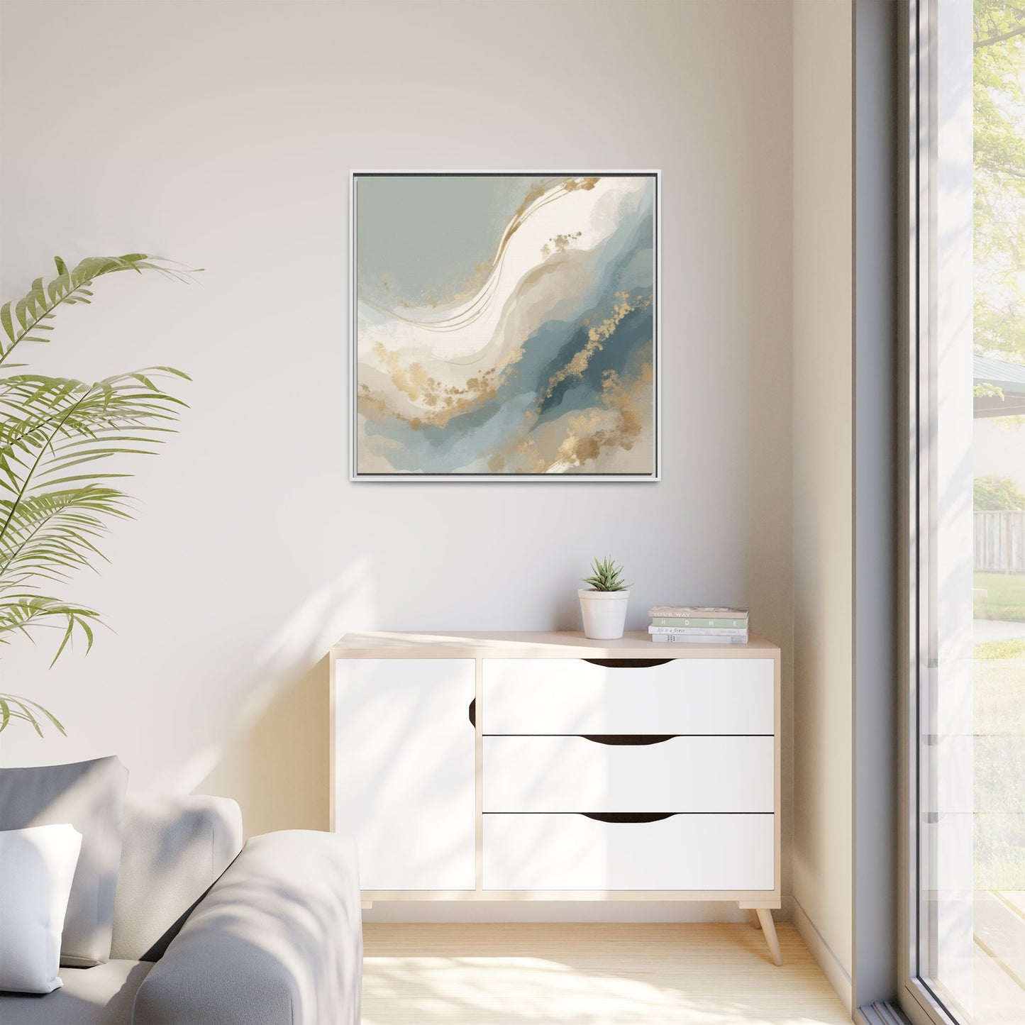 Matte Canvas, Framed (Multi-color)