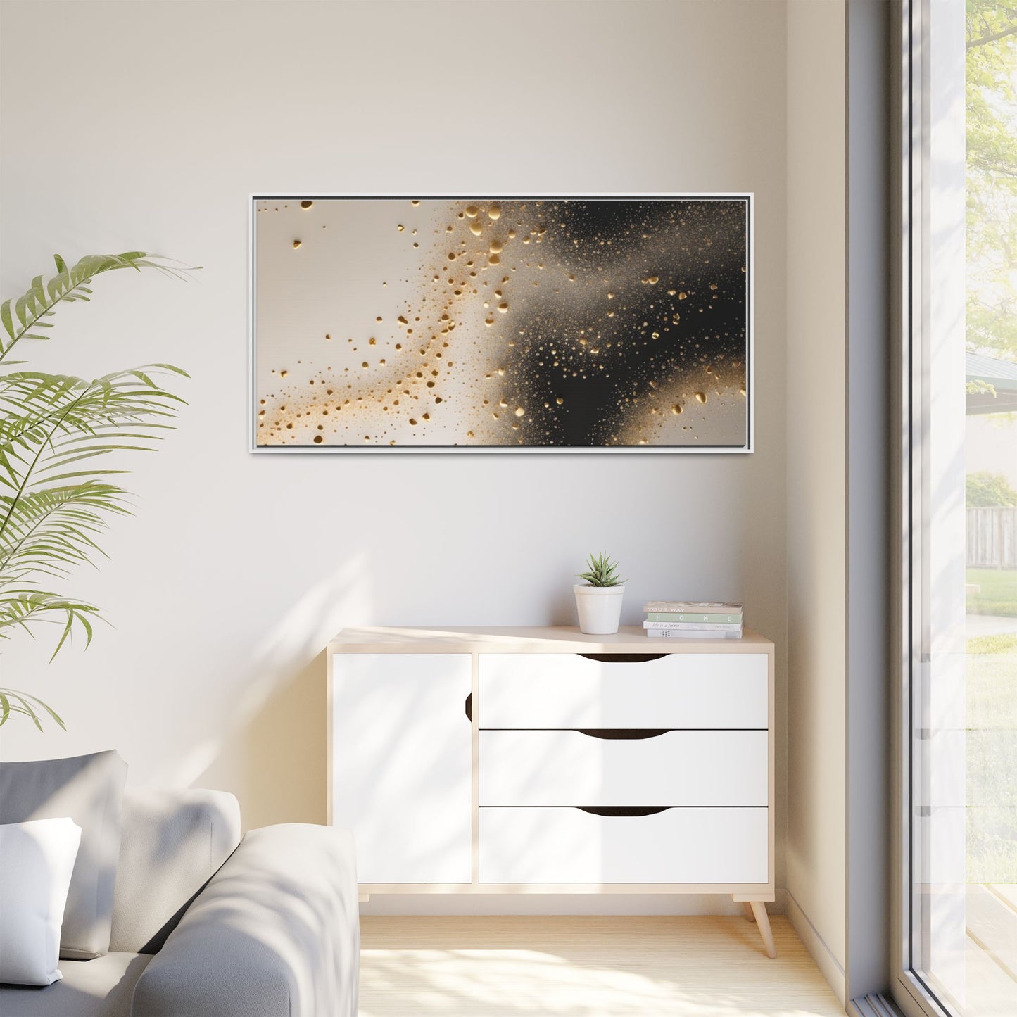 Matte Canvas, Framed (Multi-color)