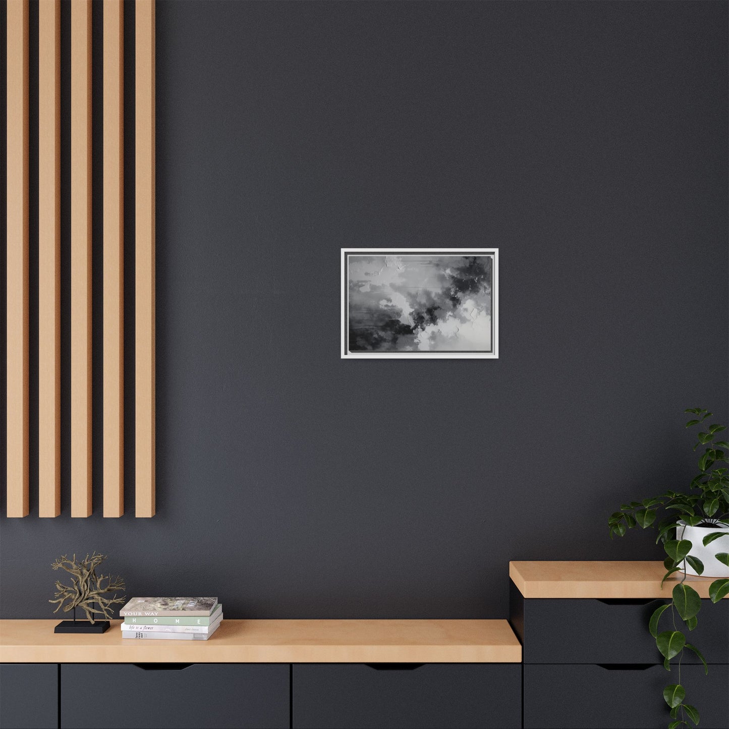 Matte Canvas, Framed (Multi-color)