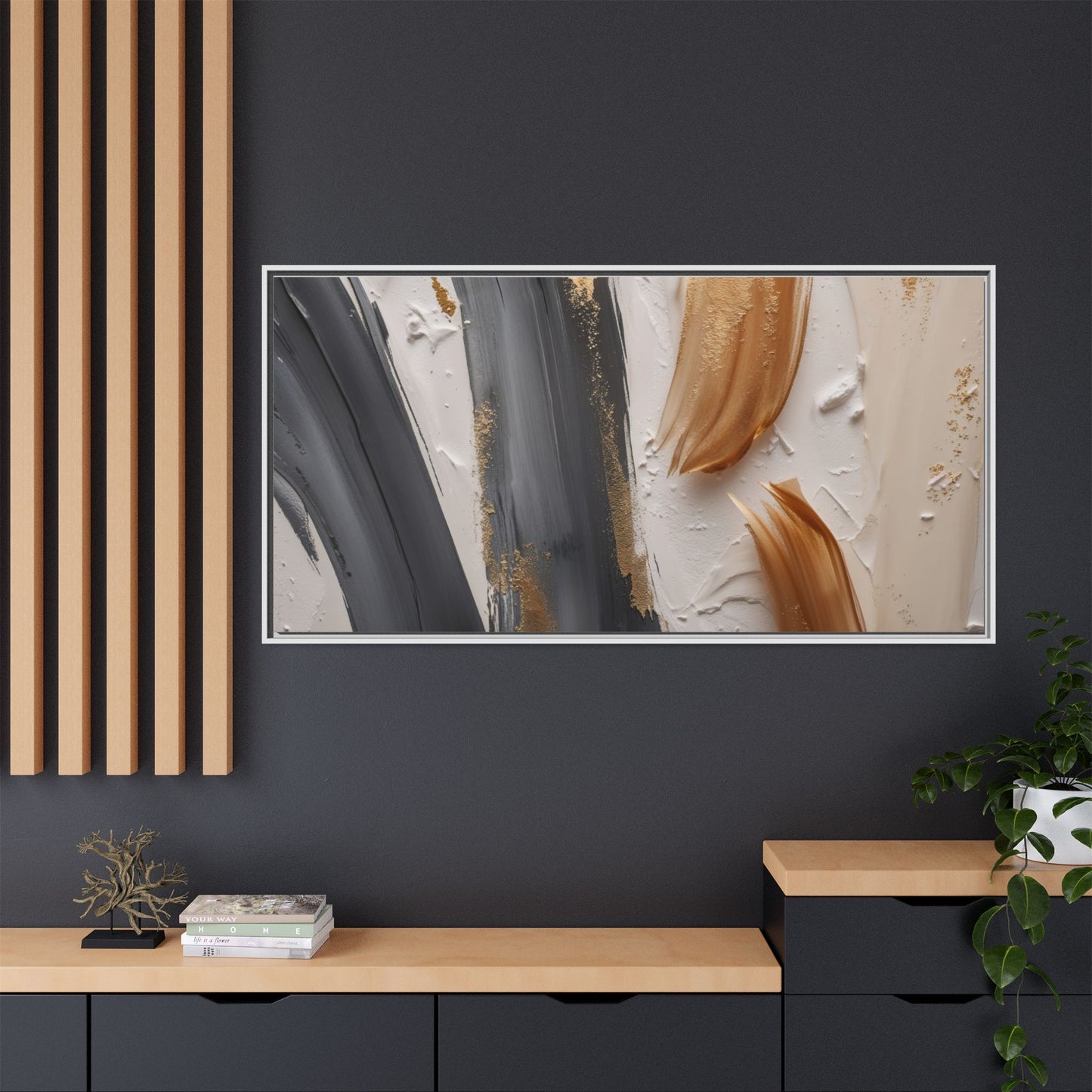 Matte Canvas, Framed (Multi-color)