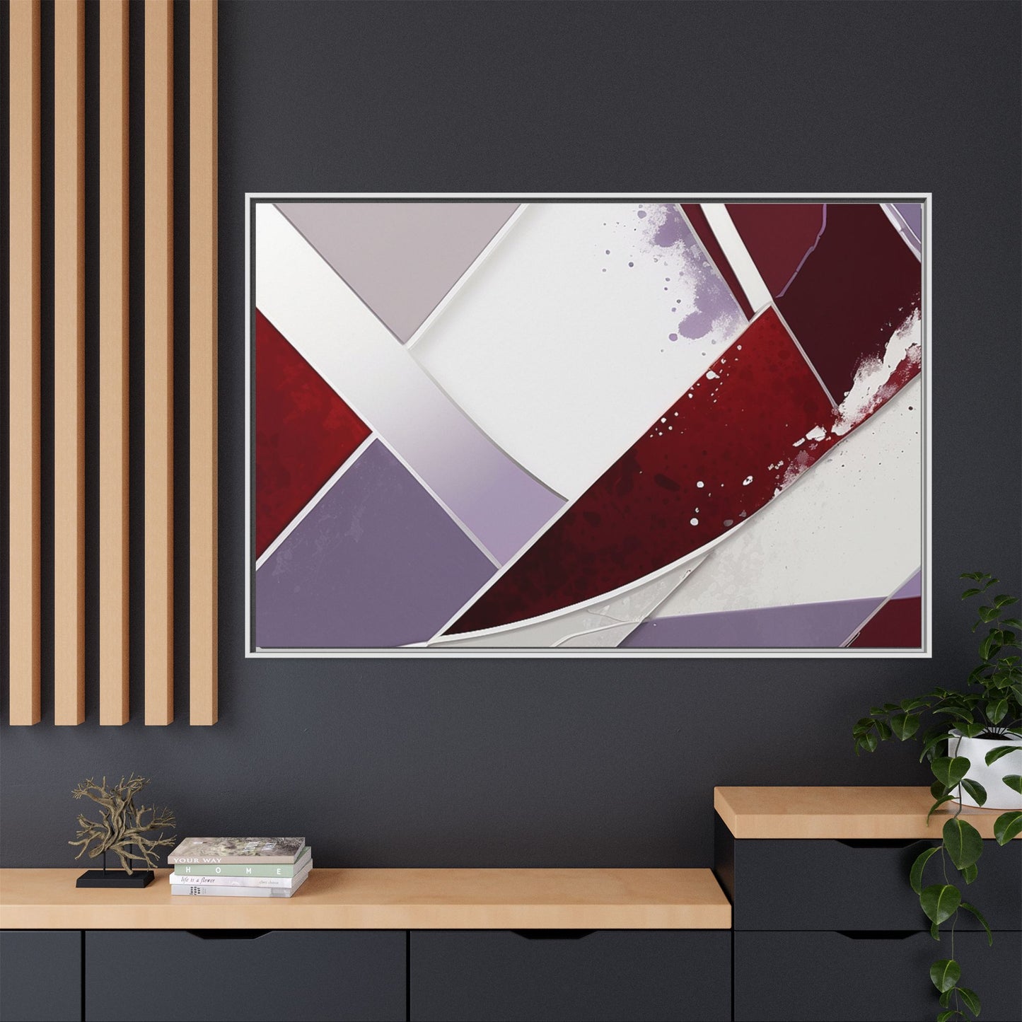 Matte Canvas, Framed (Multi-color)