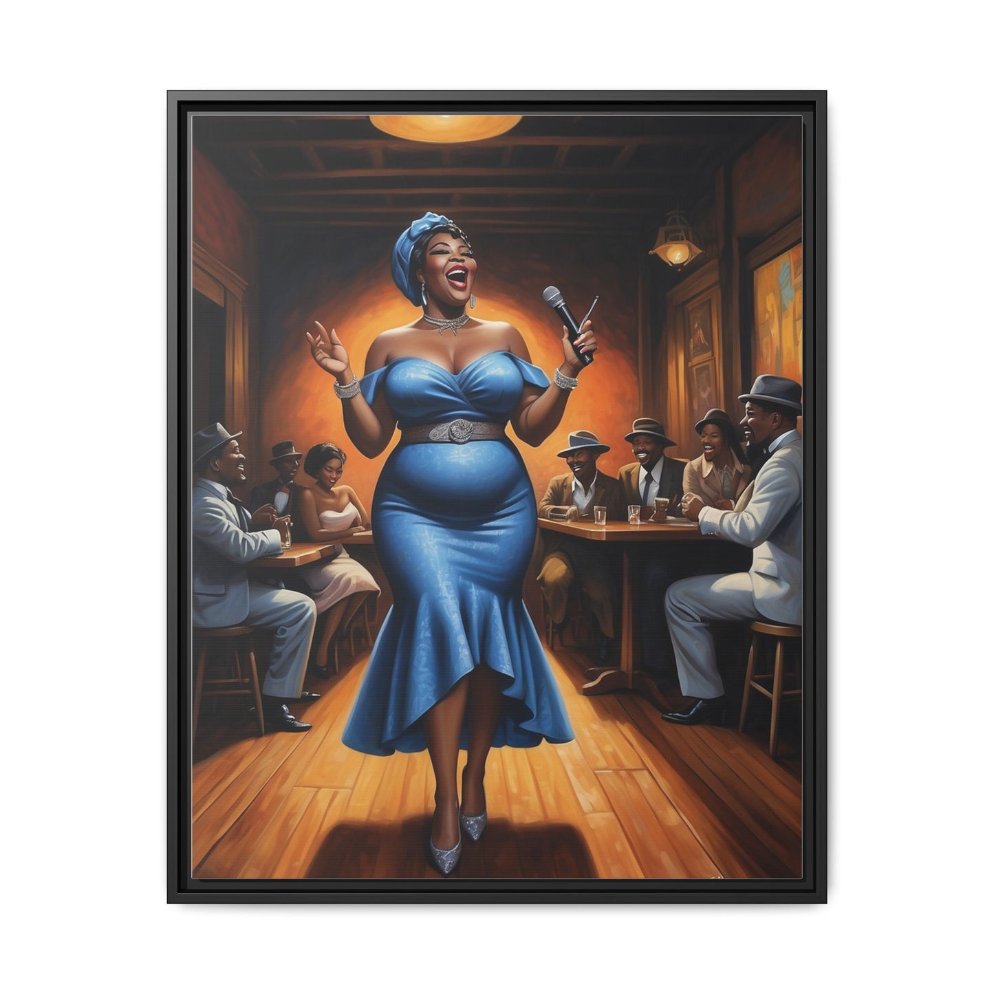 Matte Canvas, Framed (Multi-color)