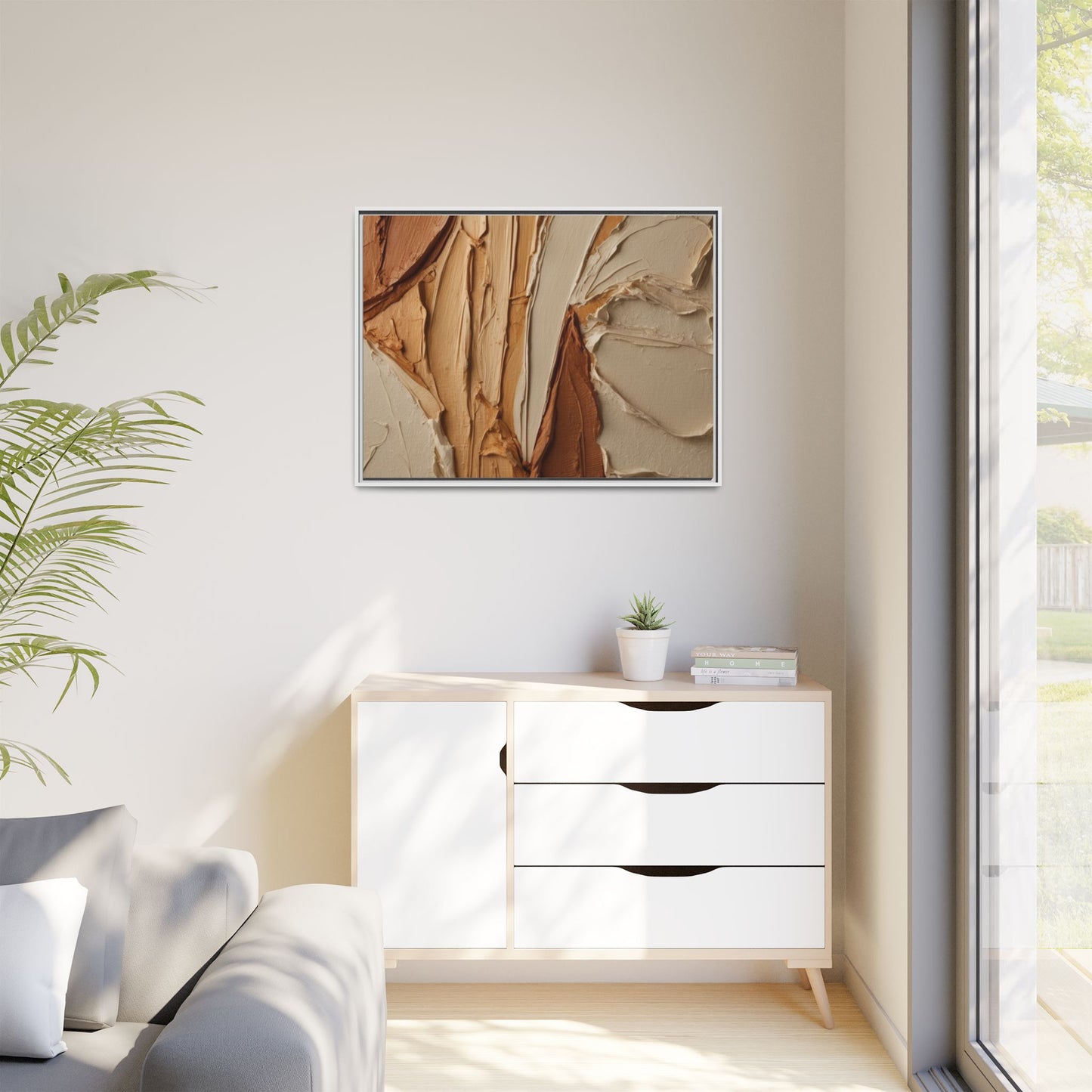 Matte Canvas, Framed (Multi-color)