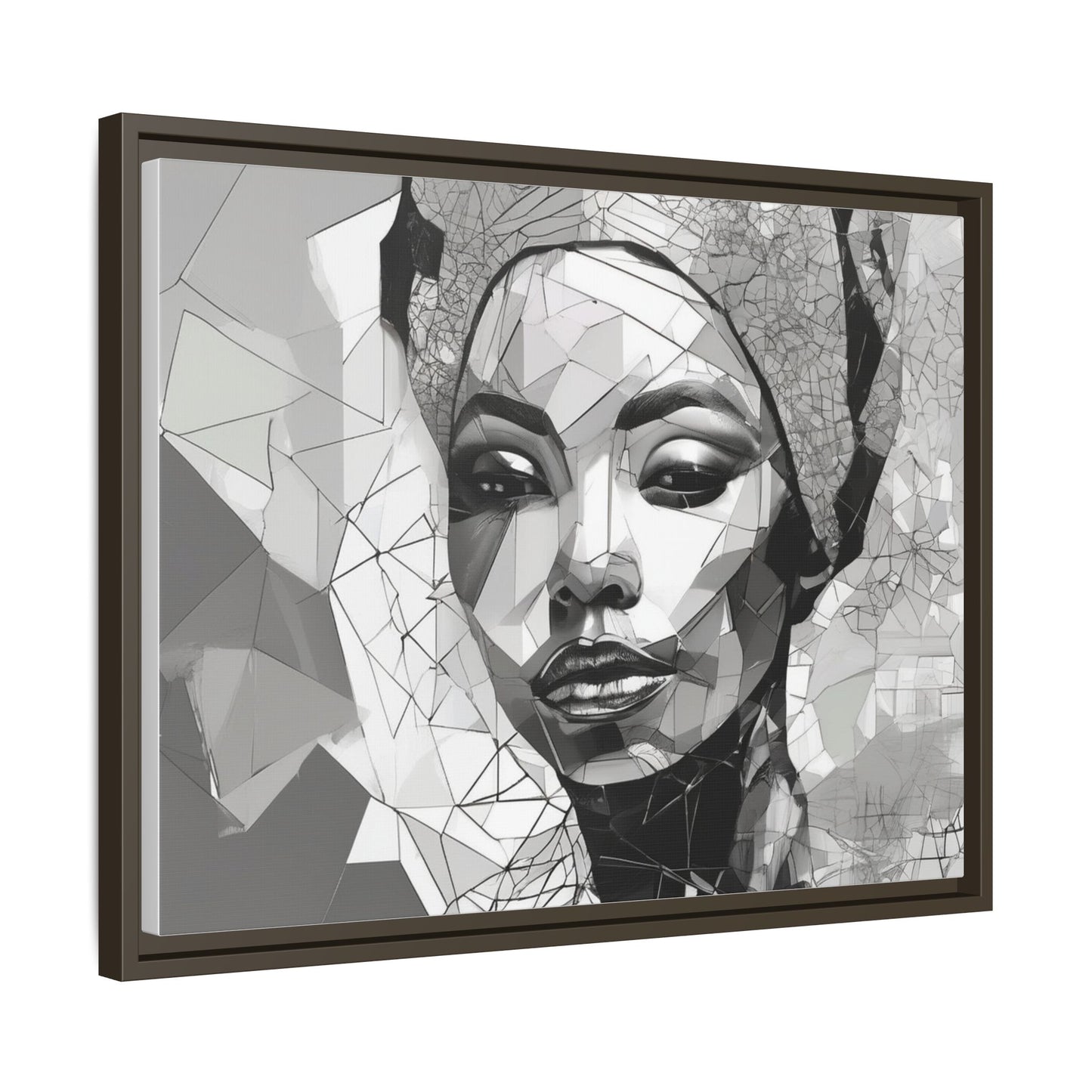 Fractured Grace: Portrait in Prism