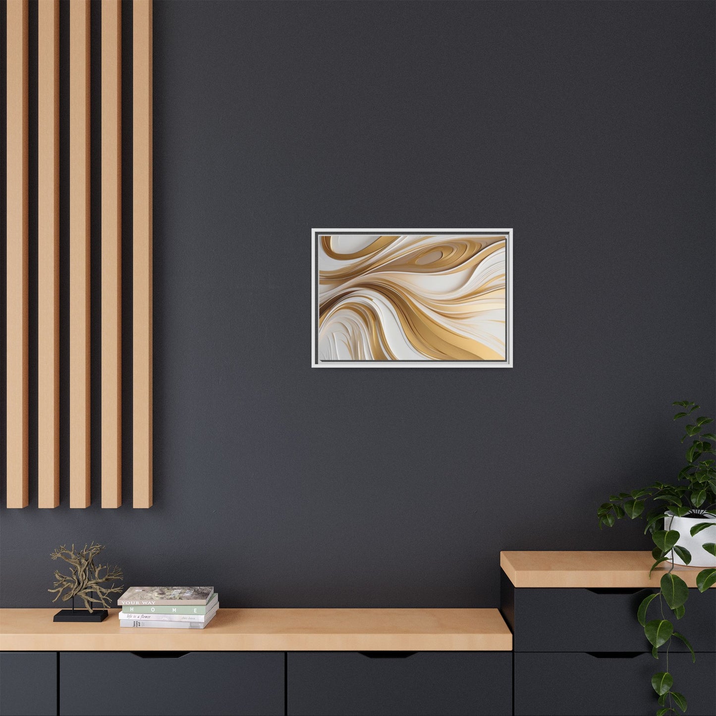 Matte Canvas, Framed (Multi-color)