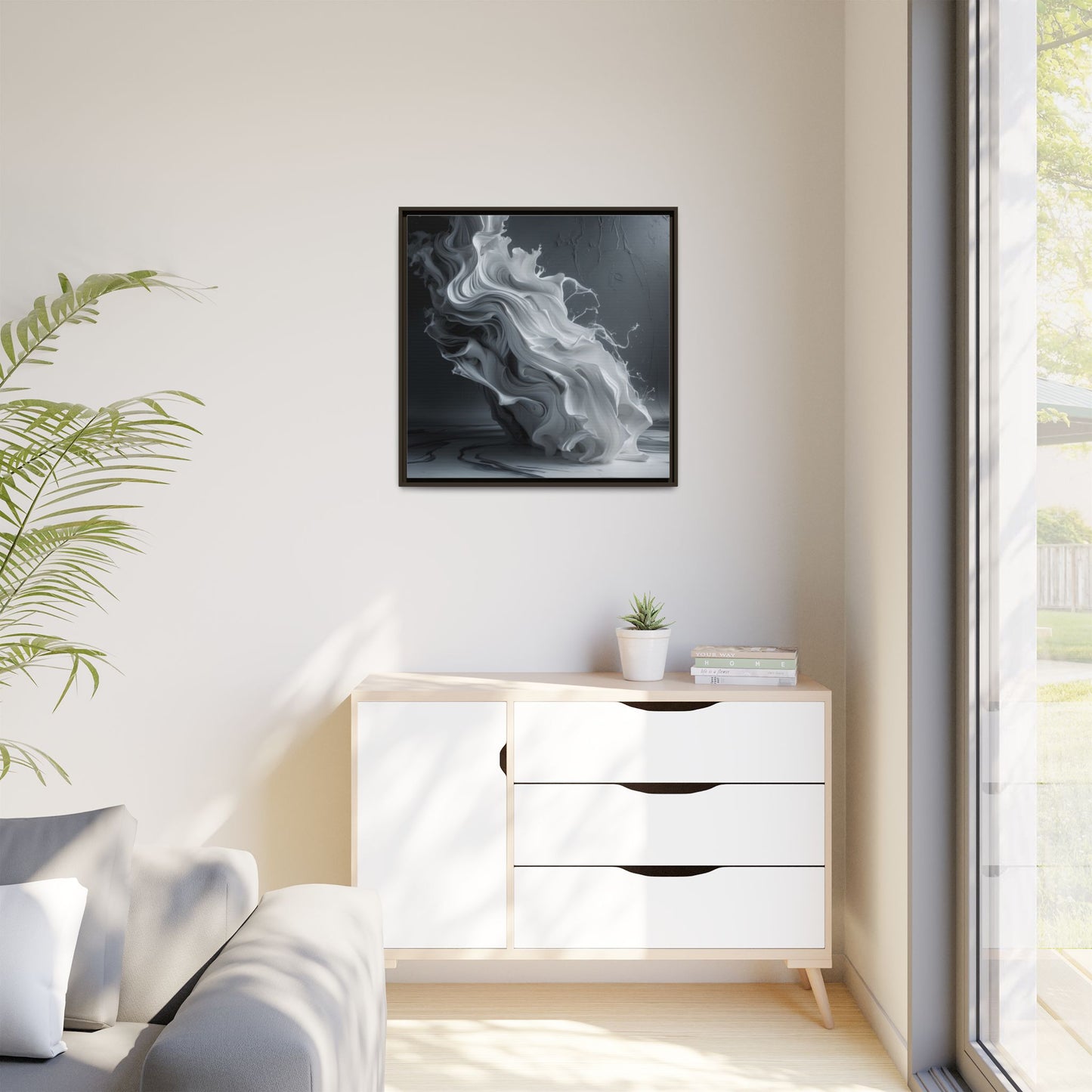 Matte Canvas, Framed (Multi-color)