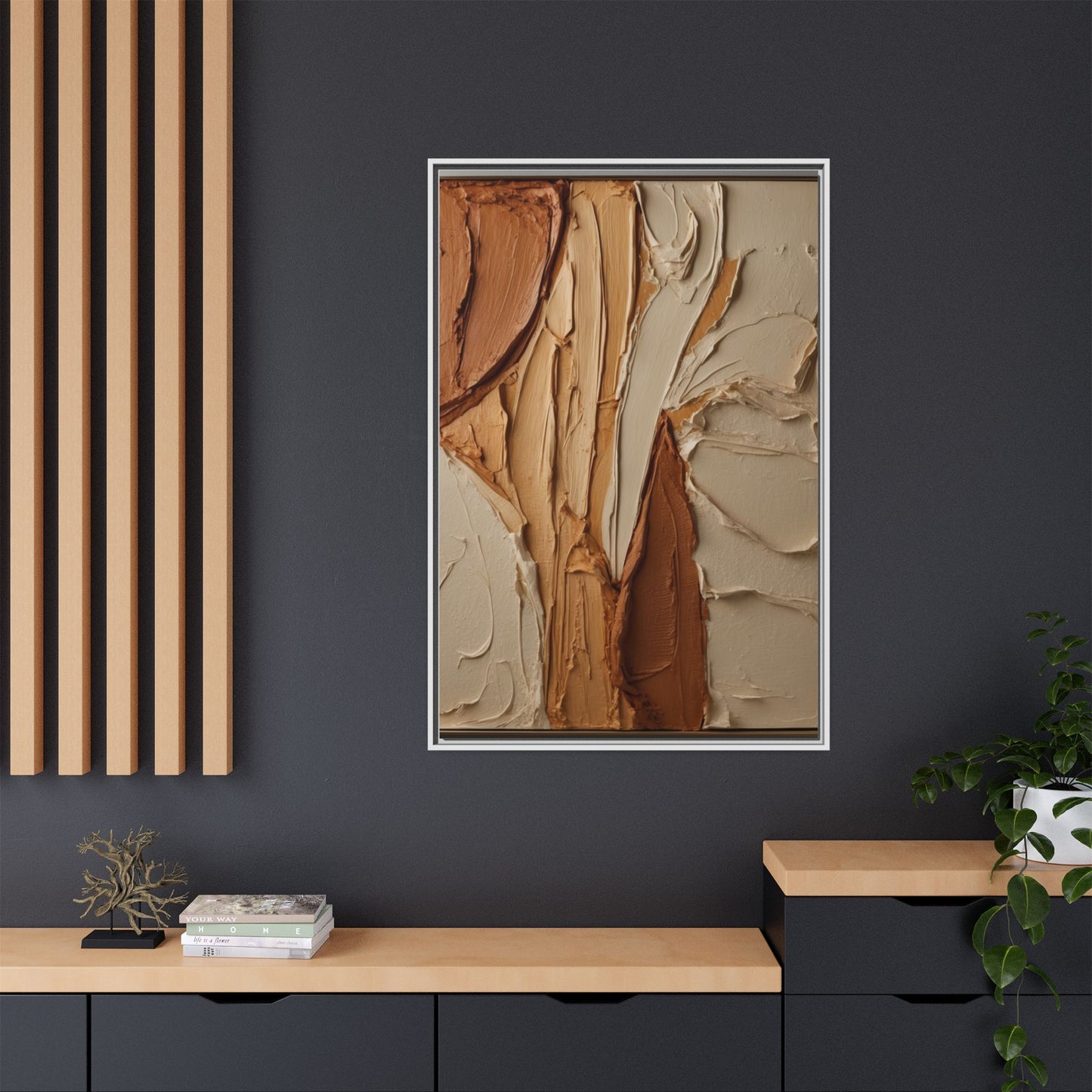 Matte Canvas, Framed (Multi-color)