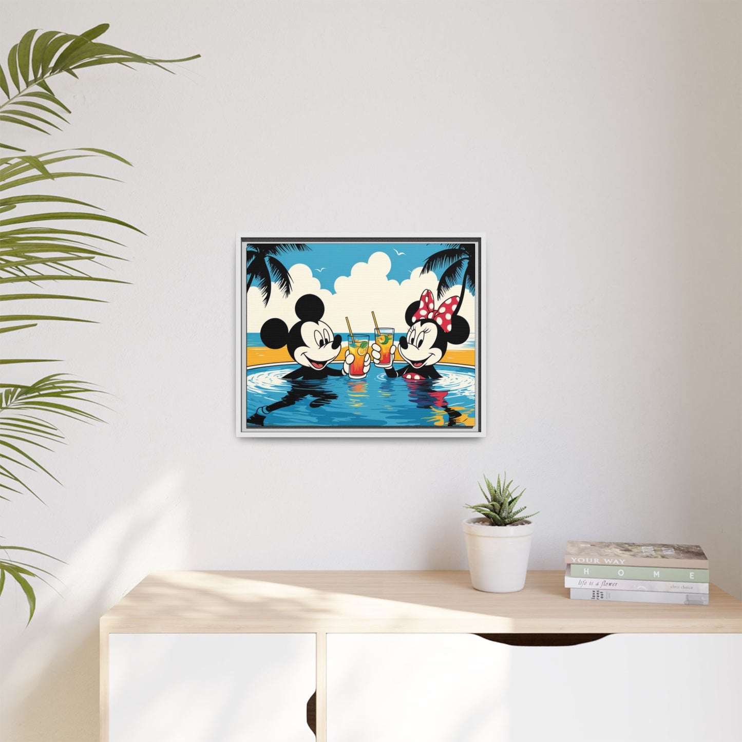 Matte Canvas, Framed (Multi-color)
