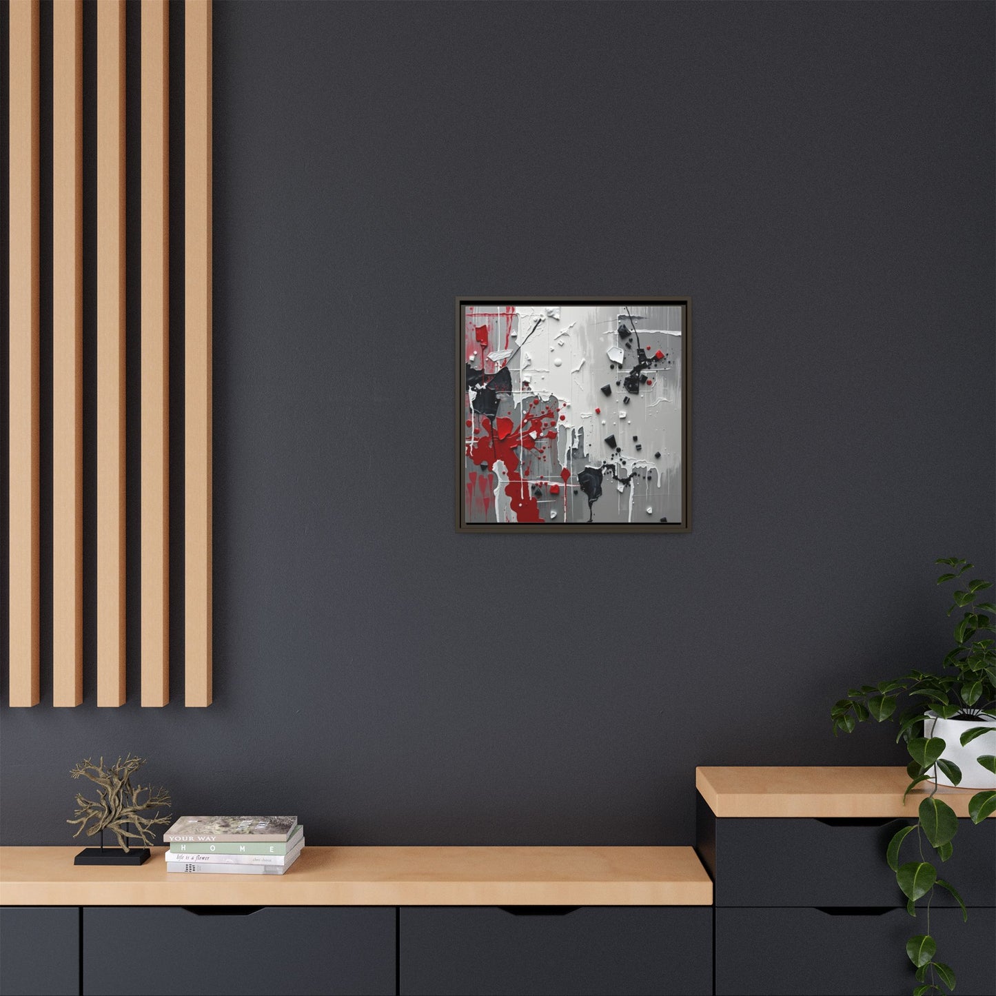 Matte Canvas, Framed (Multi-color)