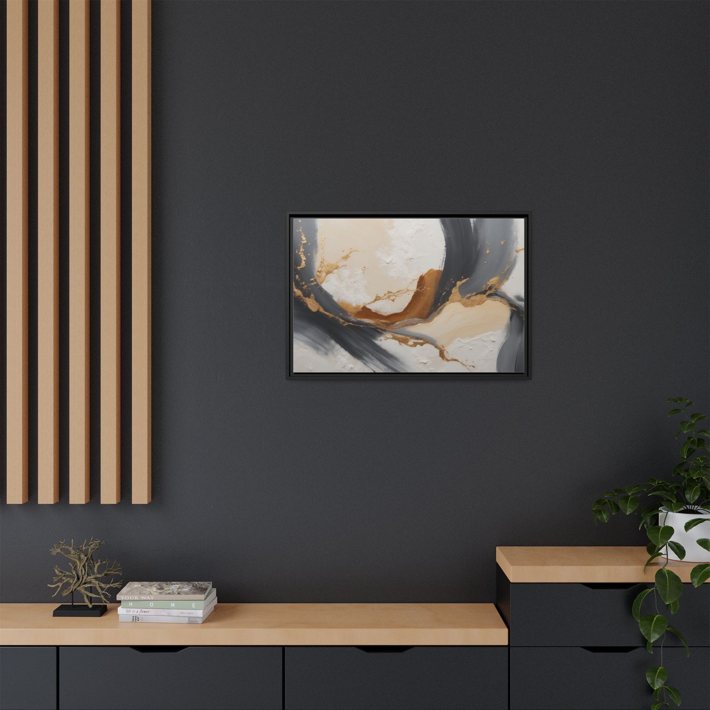 Matte Canvas, Framed (Multi-color)