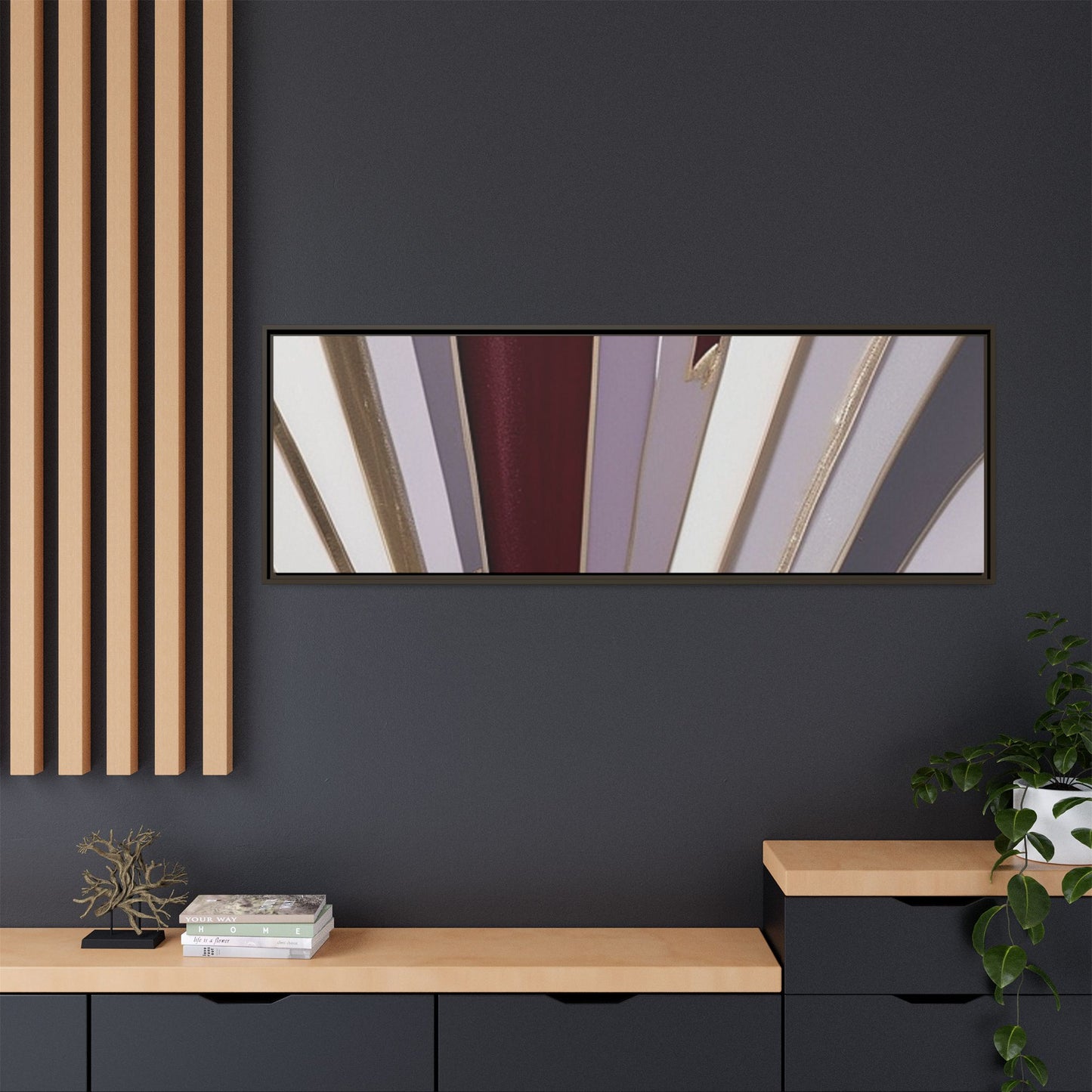 Matte Canvas, Framed (Multi-color)
