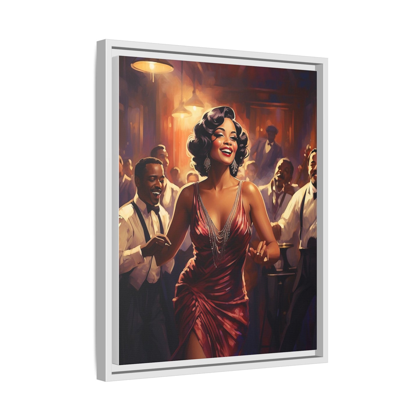 Matte Canvas, Framed (Multi-color)