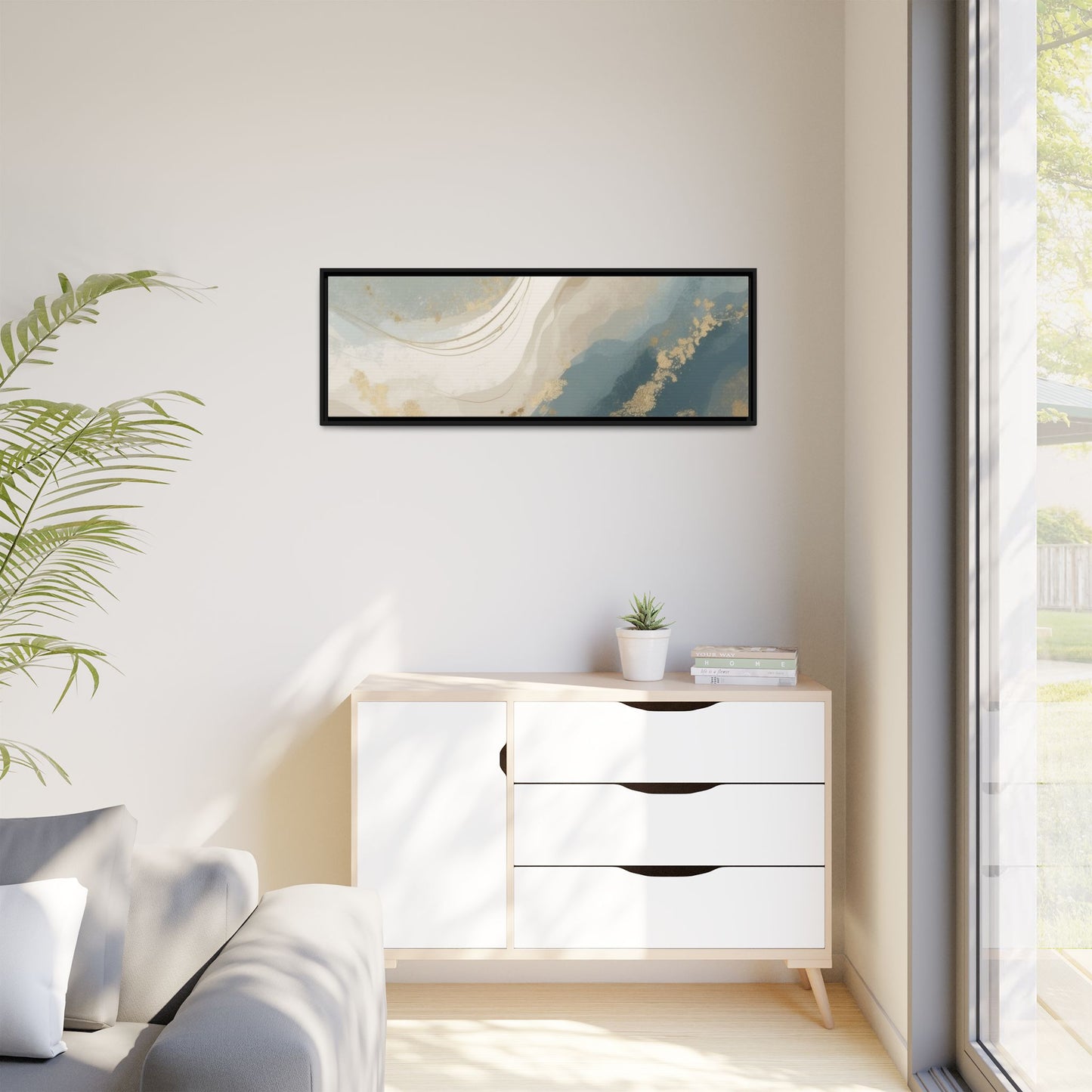 Matte Canvas, Framed (Multi-color)