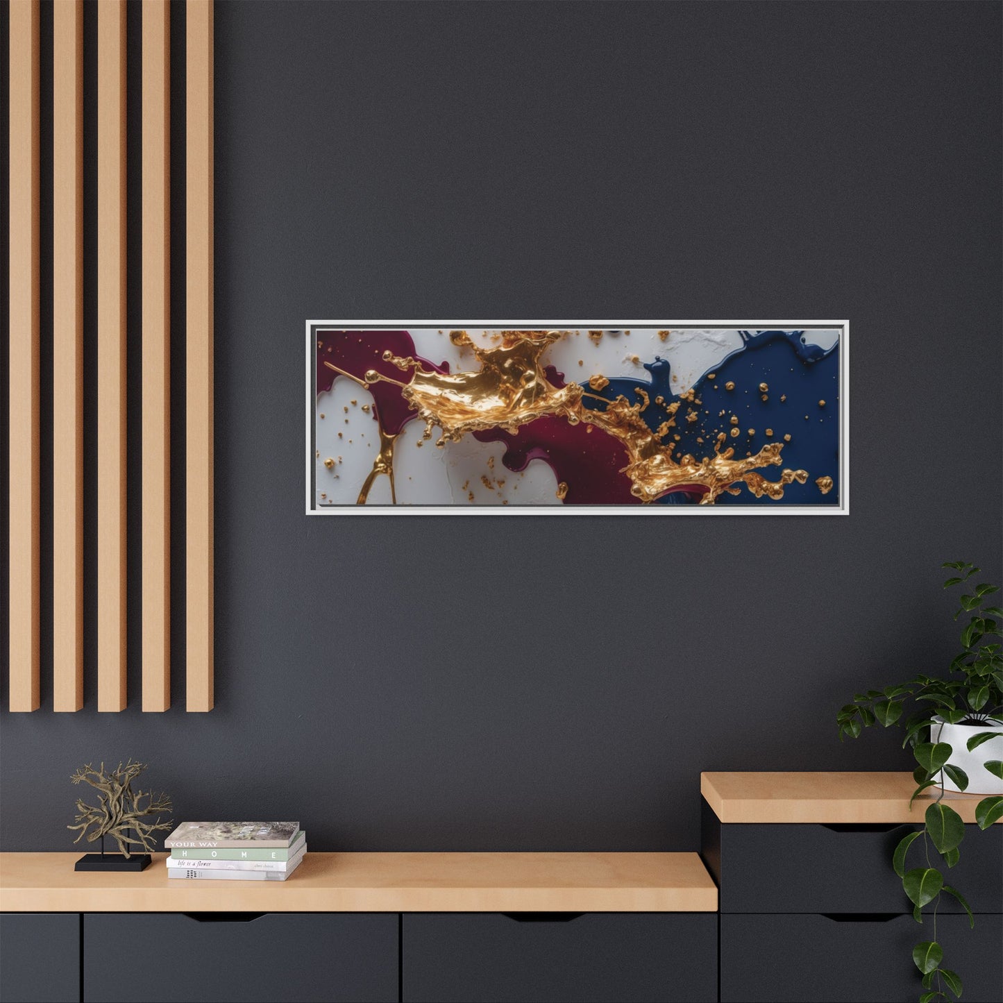 Matte Canvas, Framed (Multi-color)