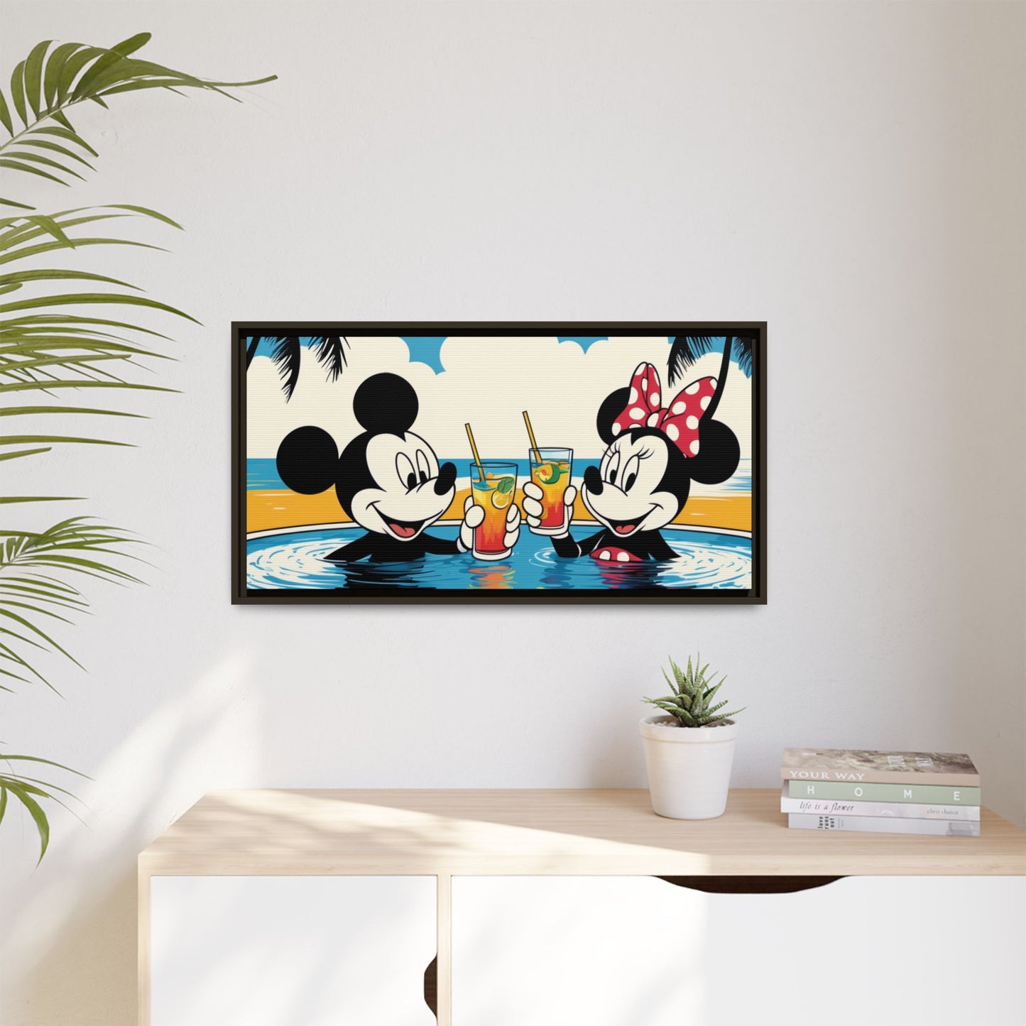 Matte Canvas, Framed (Multi-color)
