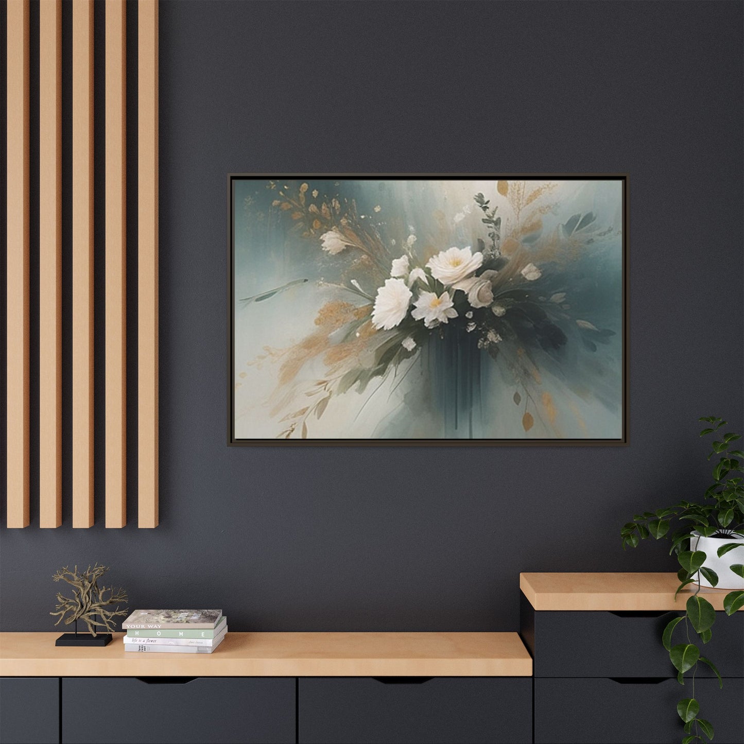 Matte Canvas, Framed (Multi-color)