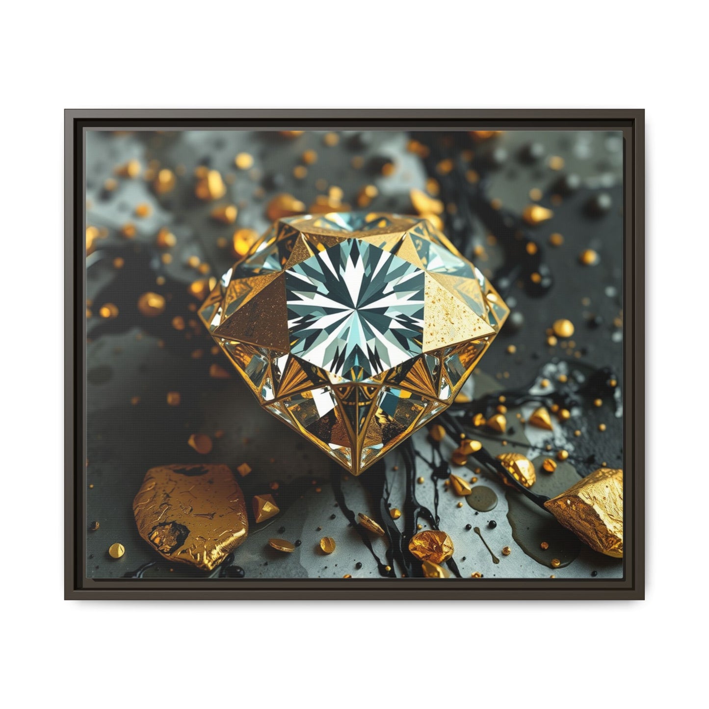 Matte Canvas, Framed (Multi-color)