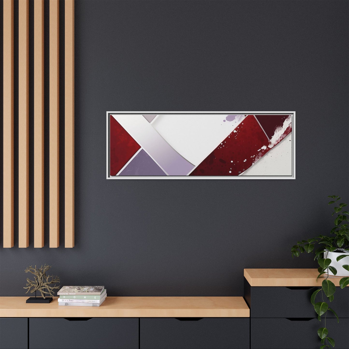Matte Canvas, Framed (Multi-color)