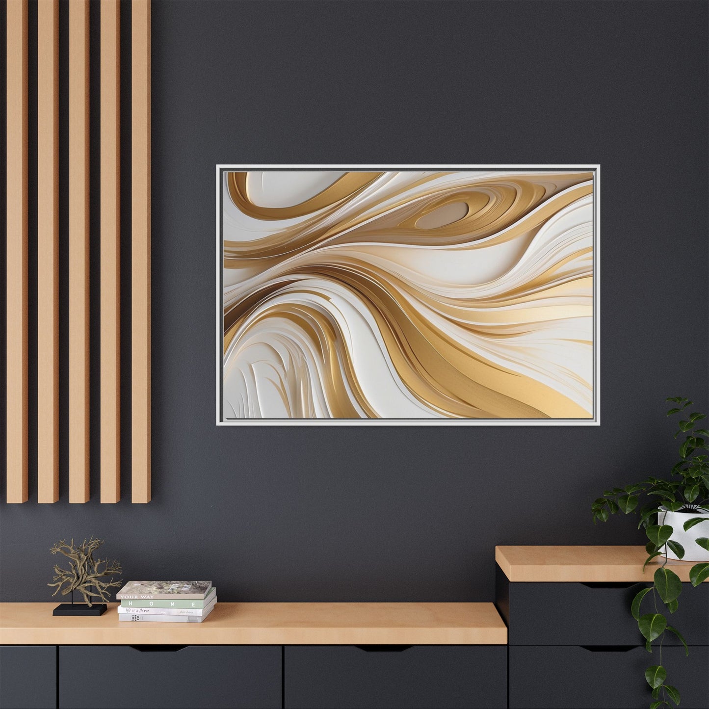 Matte Canvas, Framed (Multi-color)