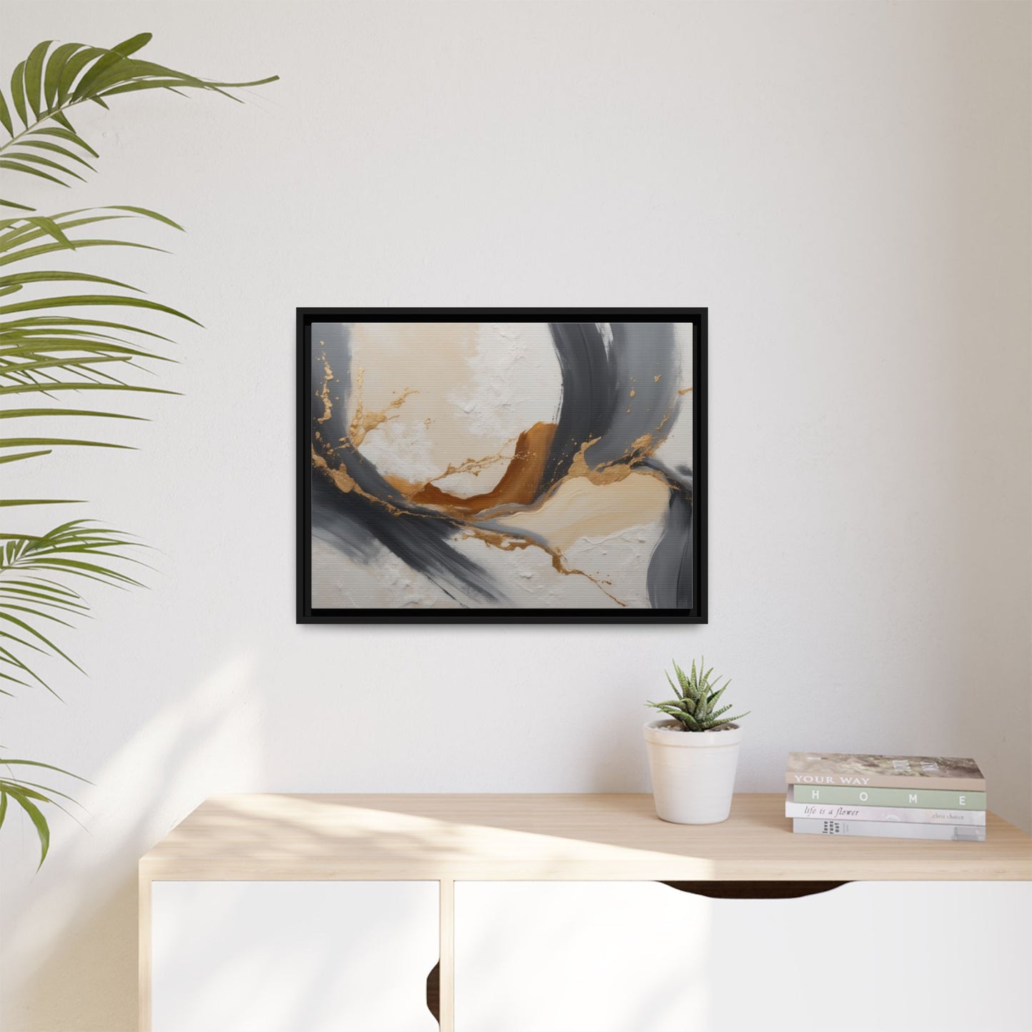 Matte Canvas, Framed (Multi-color)