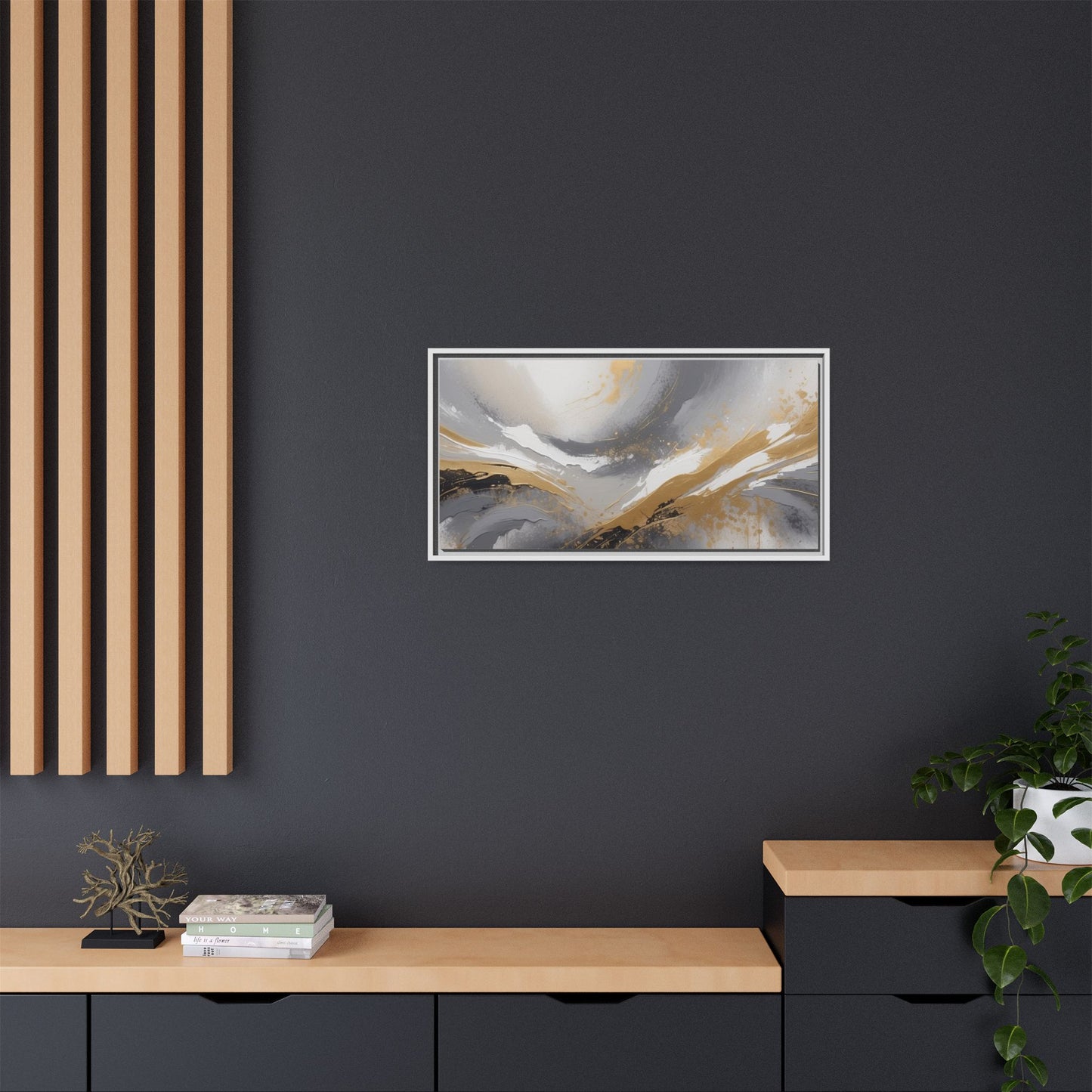 Matte Canvas, Framed (Multi-color)
