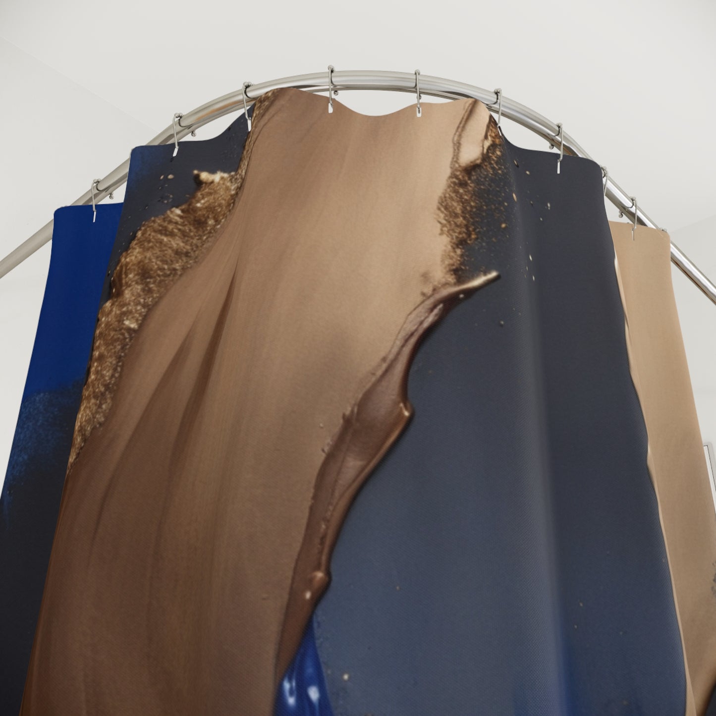 Elegant Abstract Shower Curtain - Luxurious Bathroom Decor